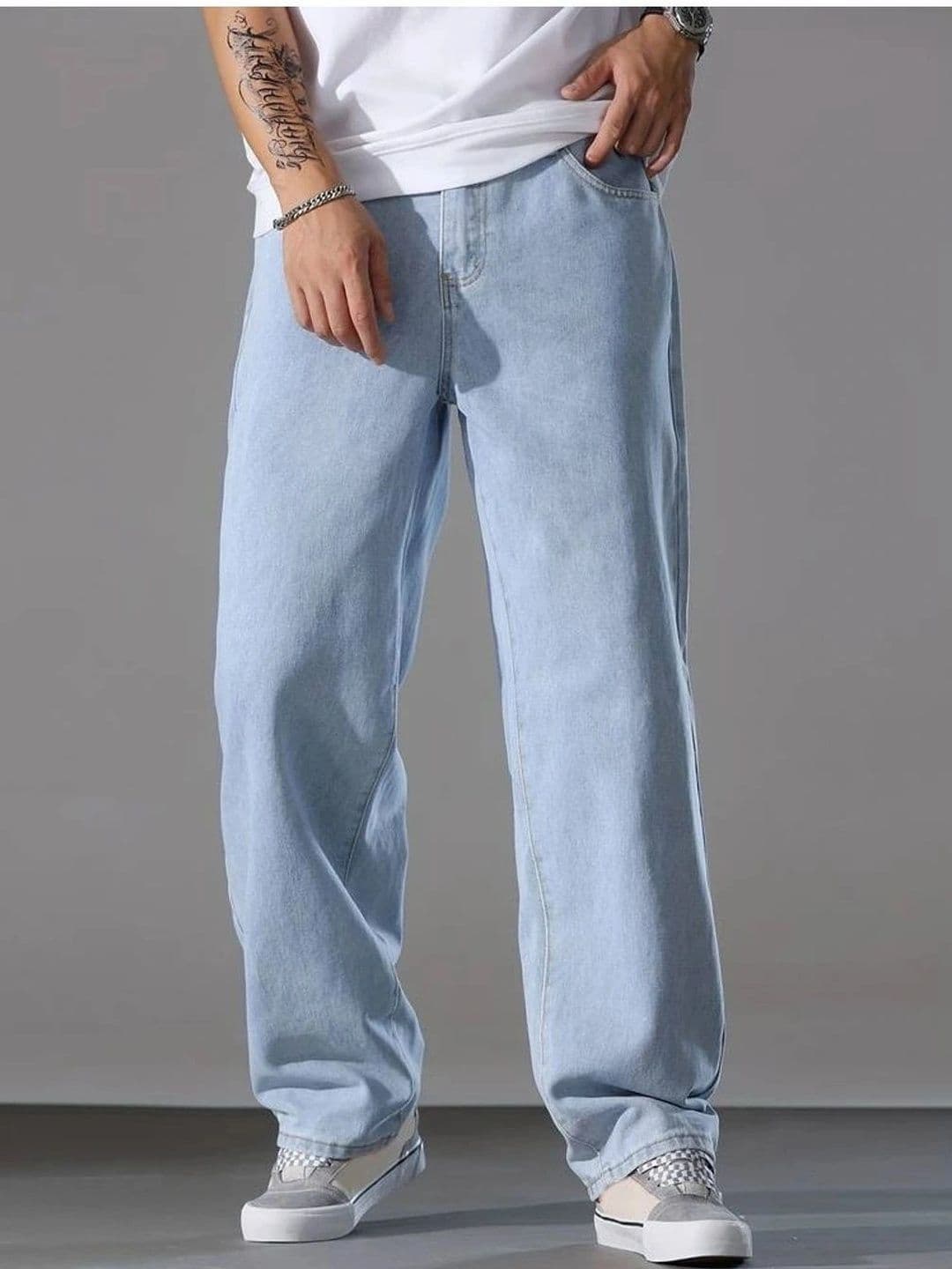 EVERFADE Men Relaxed Fit Mid-Rise Stretchable Jeans - view 1
