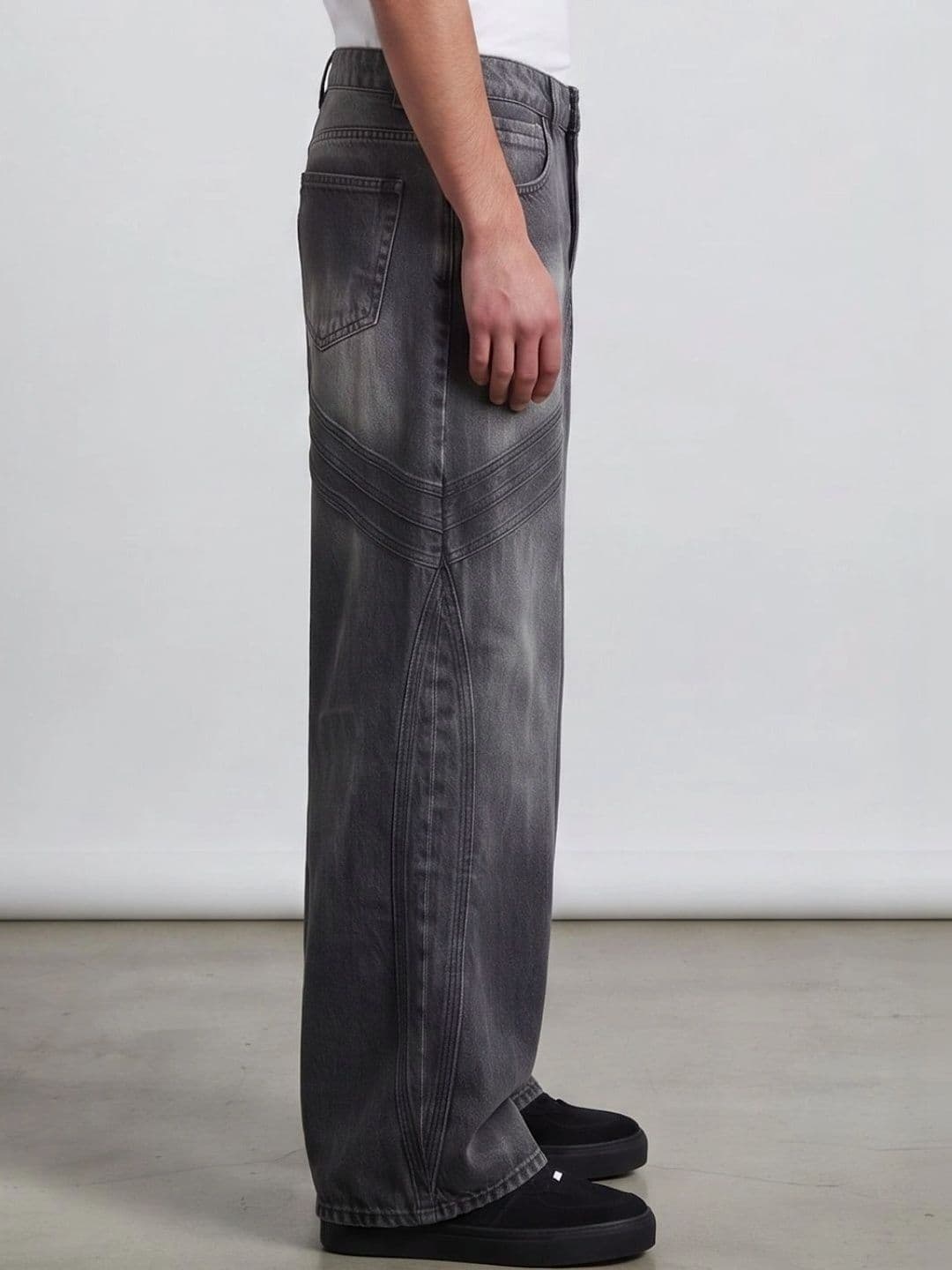 MODOMAN Men Mid-Rise Light Fade Jeans - view 1