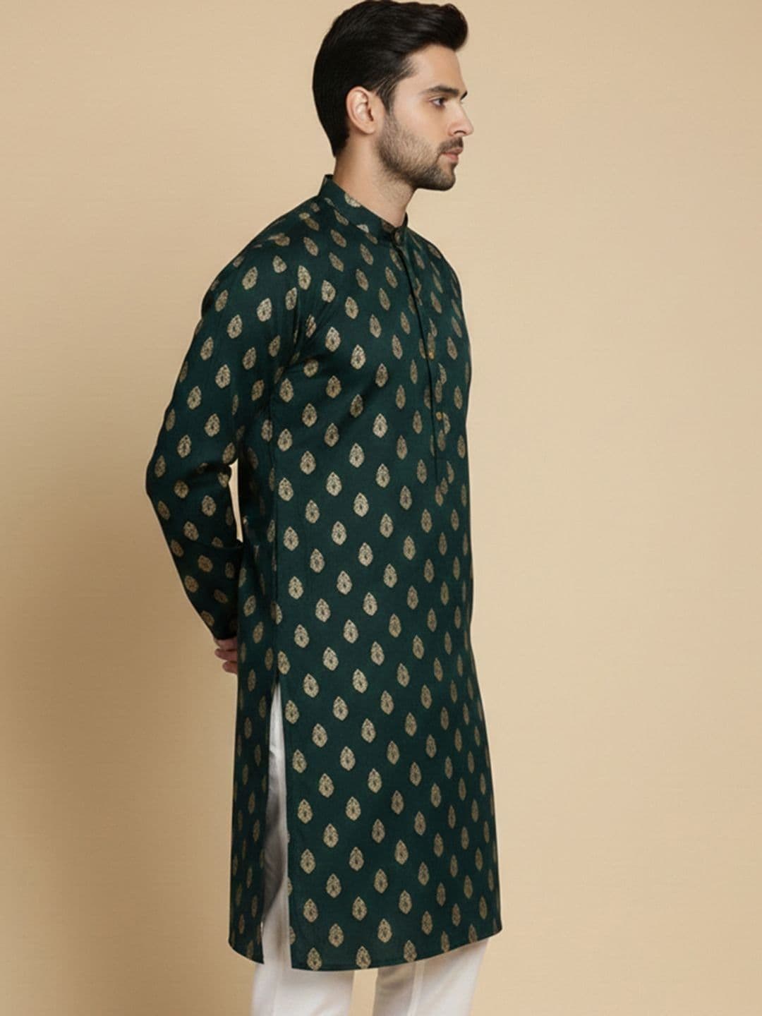 Anouk Men Ethnic Motifs Printed Kurta - view 1