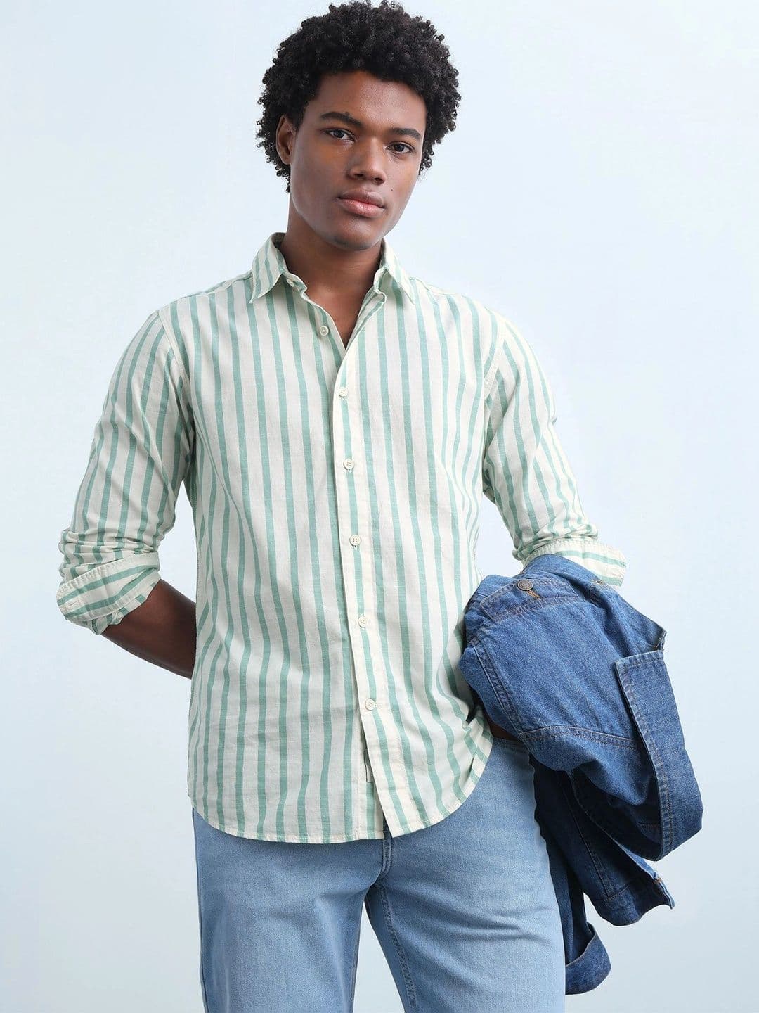 Flying Machine Men Striped Casual Shirt - view 1