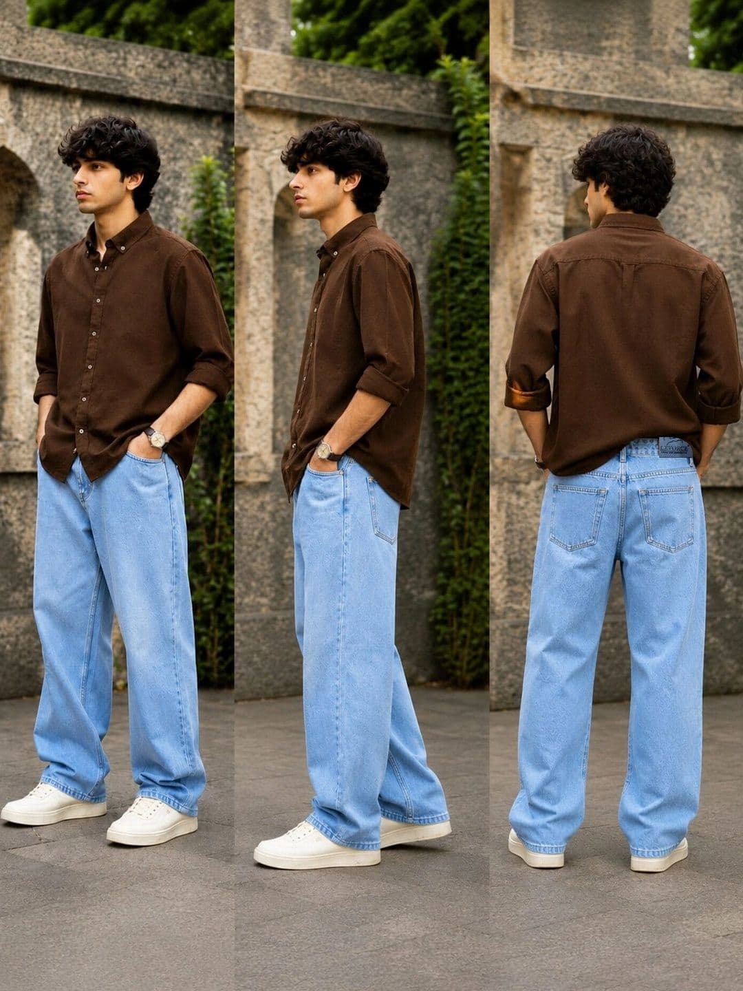 MAAHIT Men Relaxed Fit Mid-Rise Stretchable Jeans - view 1