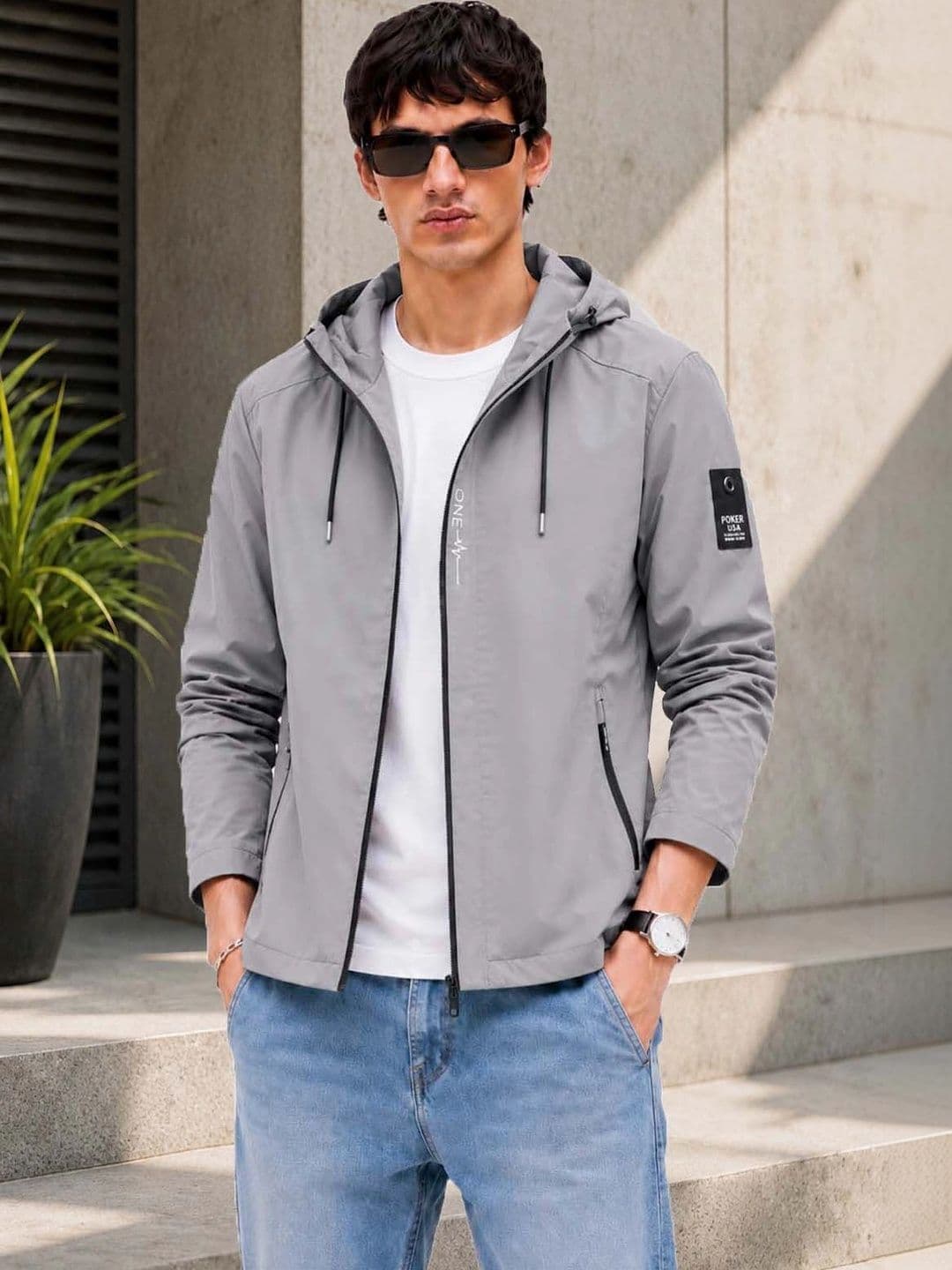 Moda Rapido Men Lightweight Woven Jacket - view 1