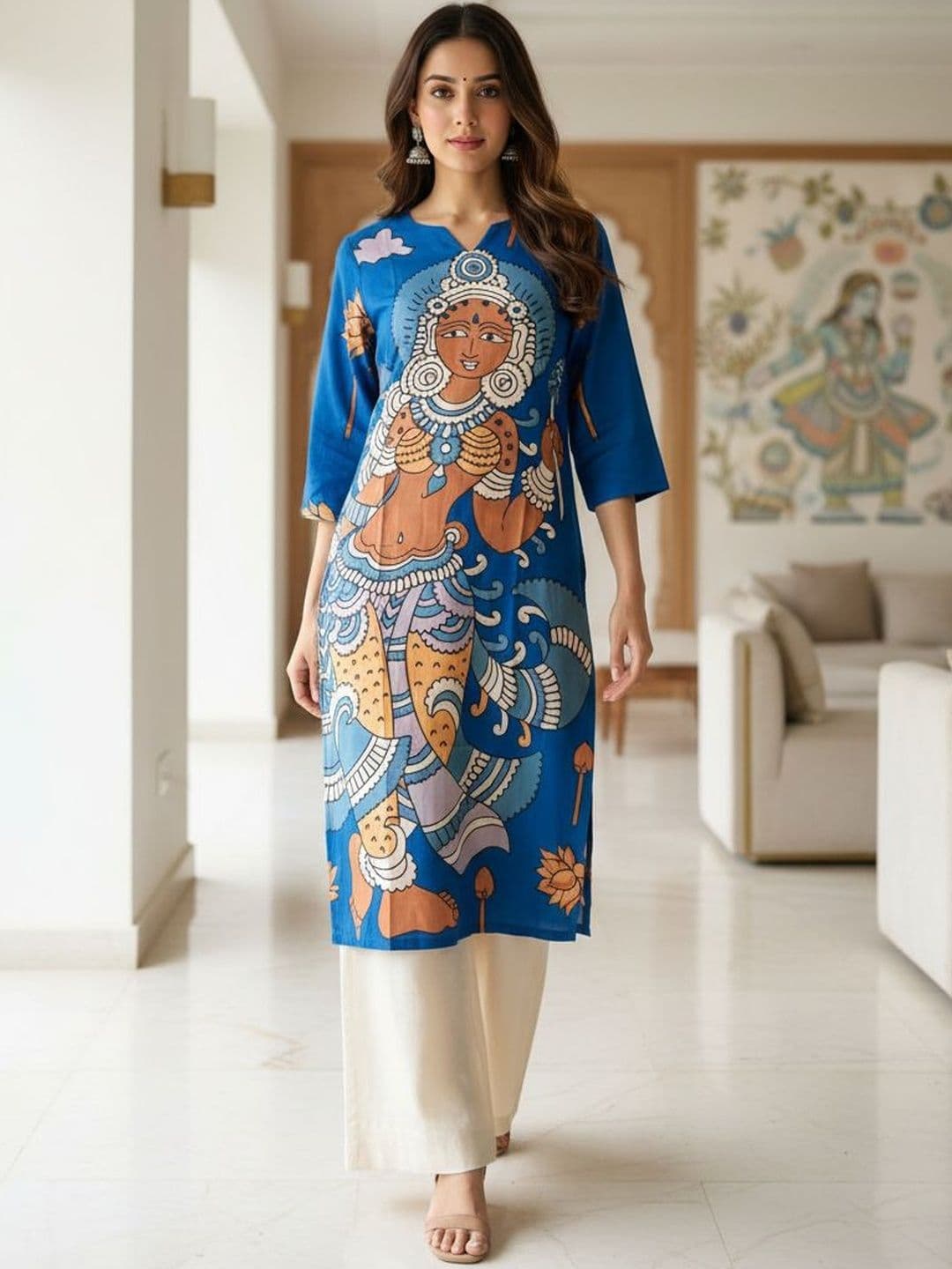 Anouk Women Ethnic Motifs Printed Indie Prints Kurta - view 1
