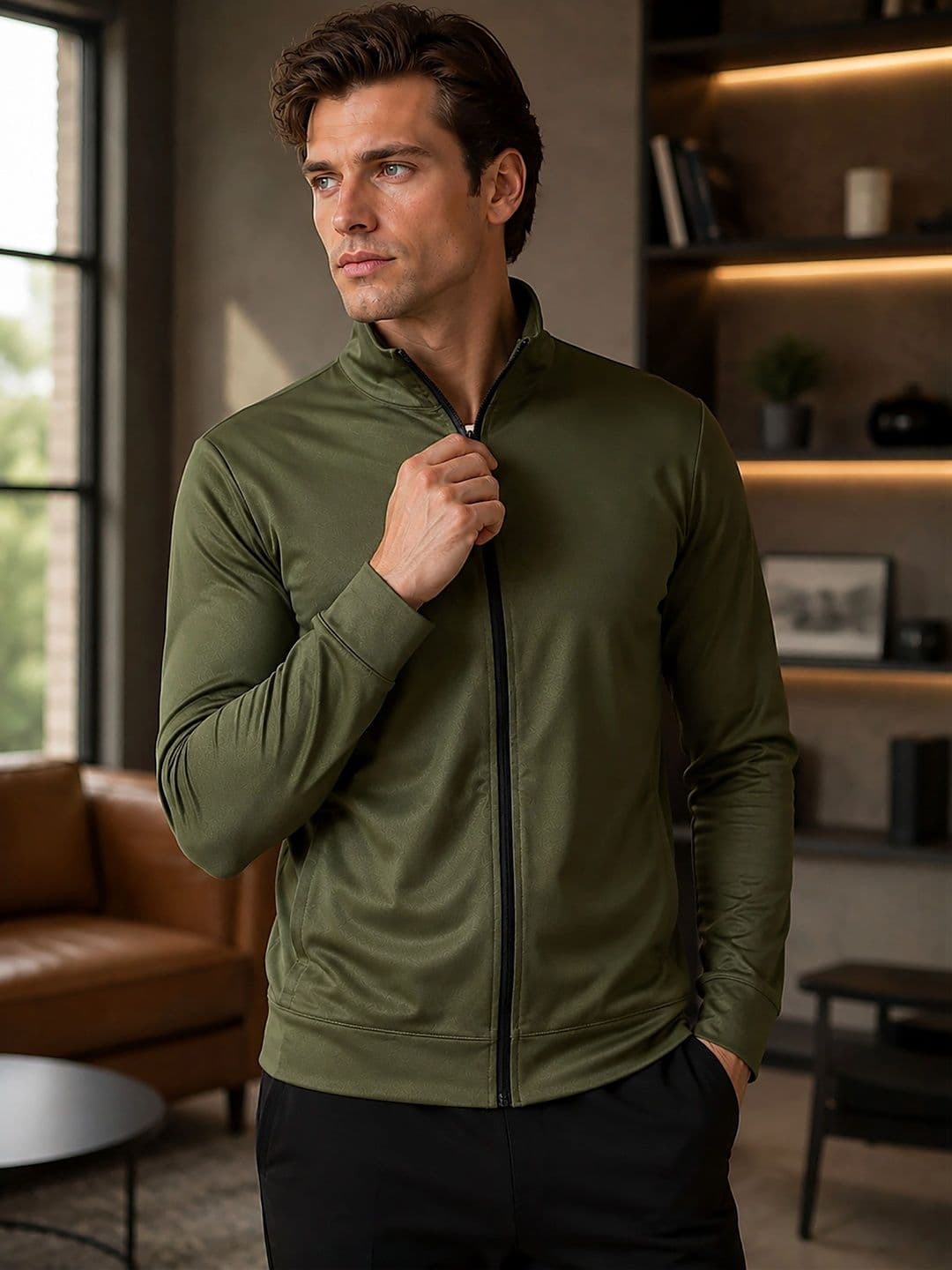 THE BEETEL HOUSE Men Lightweight Open Front Jacket - view 1