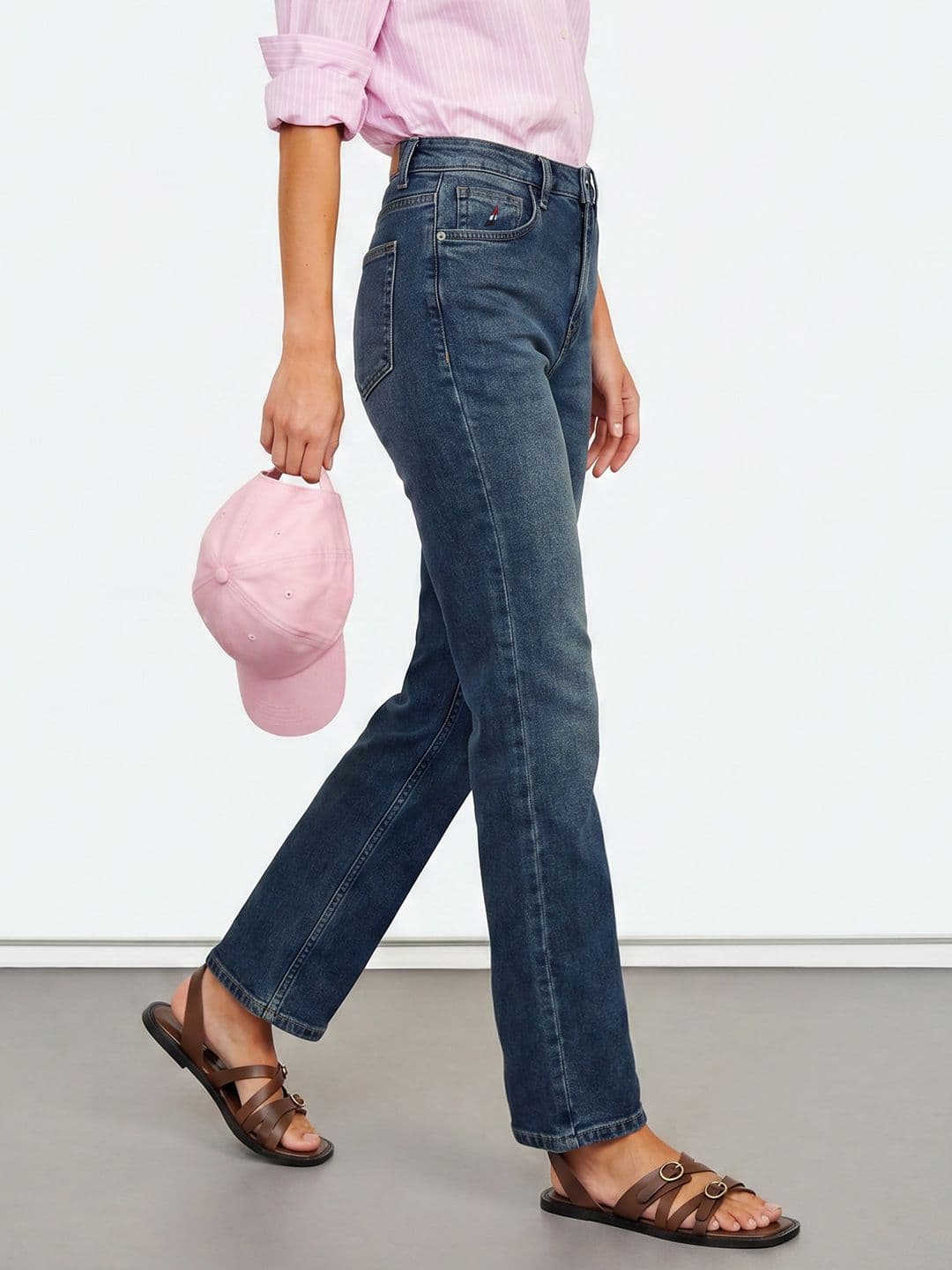 Nautica Women Straight Fit Stretchable Jeans - view 1