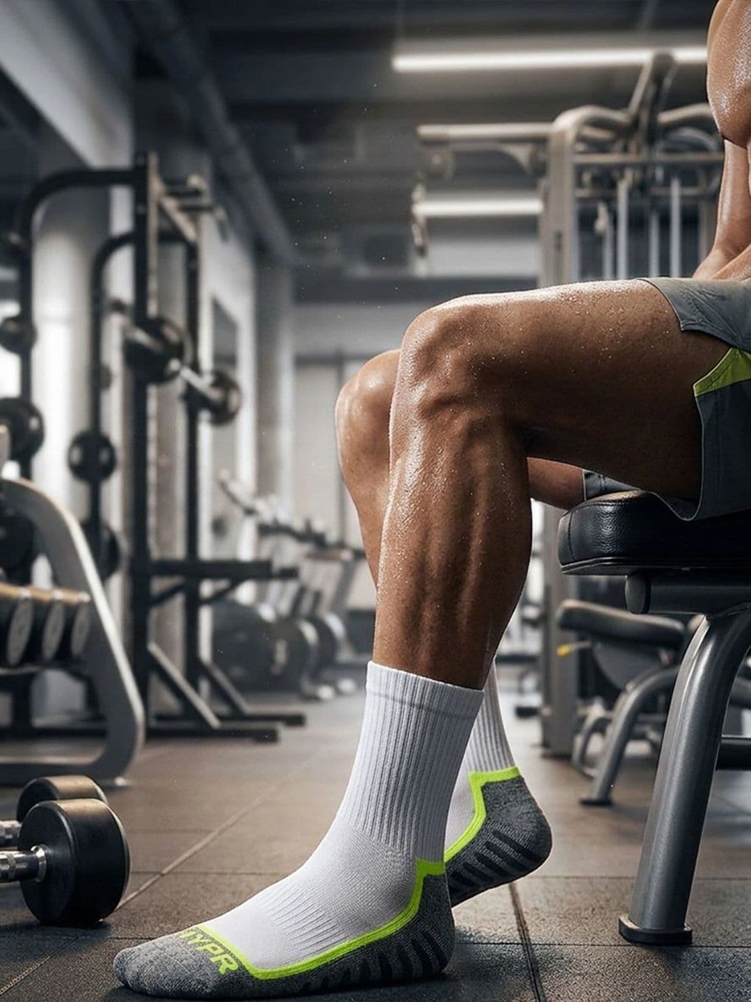 HYPR FIT Men Pack of 2 Multi Cotton Anti-Odour Compression Fit Socks - view 1