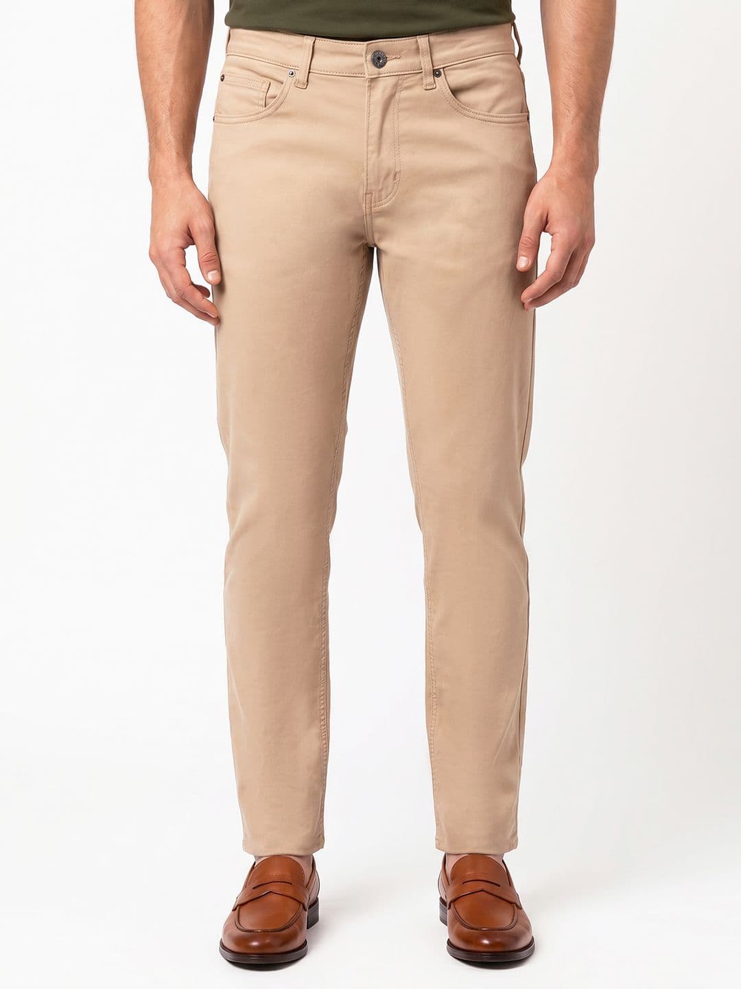 Red Tape Men Cotton Skinny Fit Stretchable Jeans - view 1