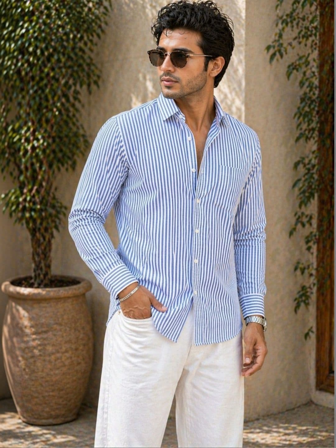 Roadster Men Comfort Striped Casual Shirt - view 1