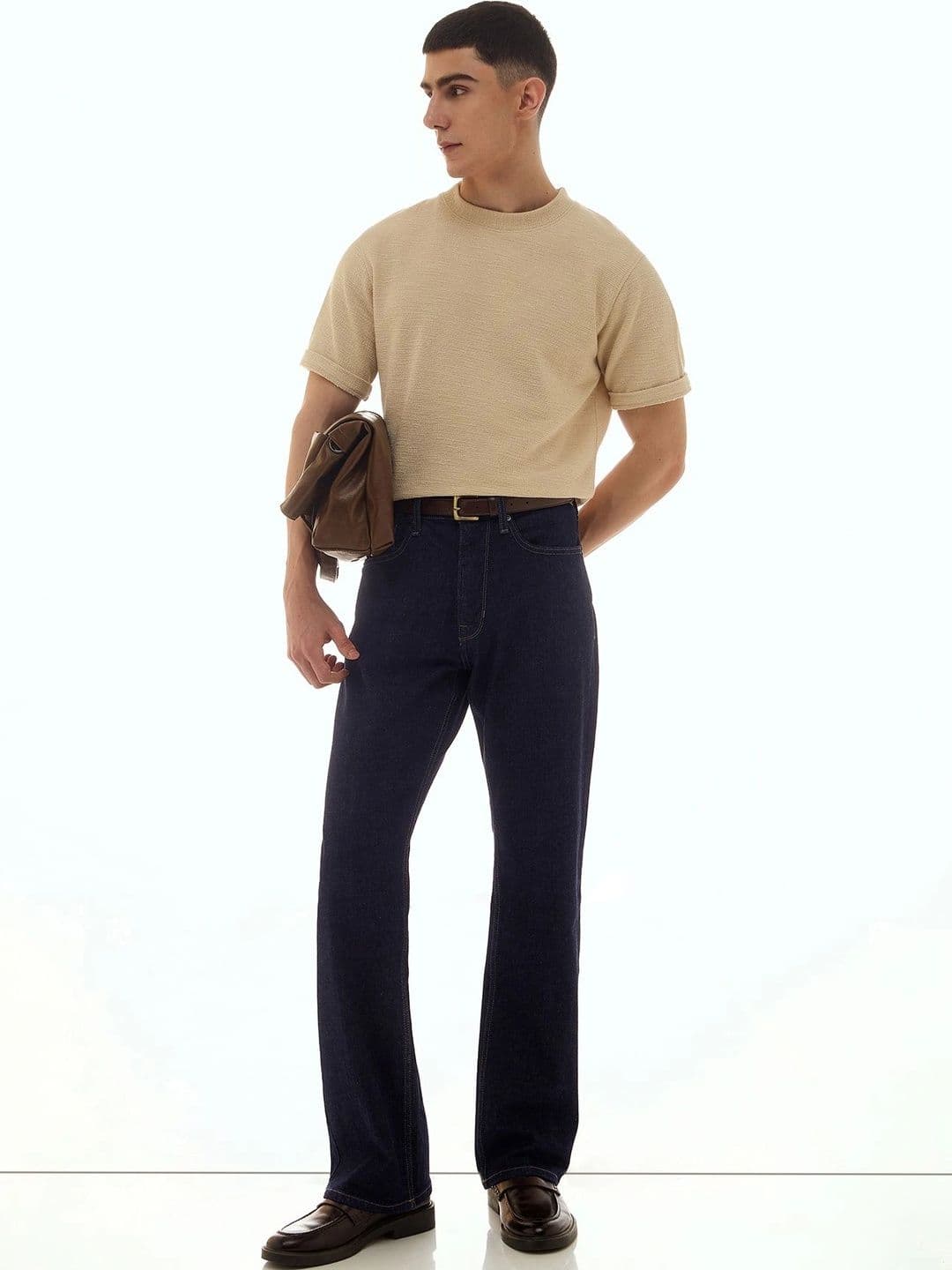 Flying Machine Men Bootcut Mid-Rise Light Fade Stretchable Jeans - view 1