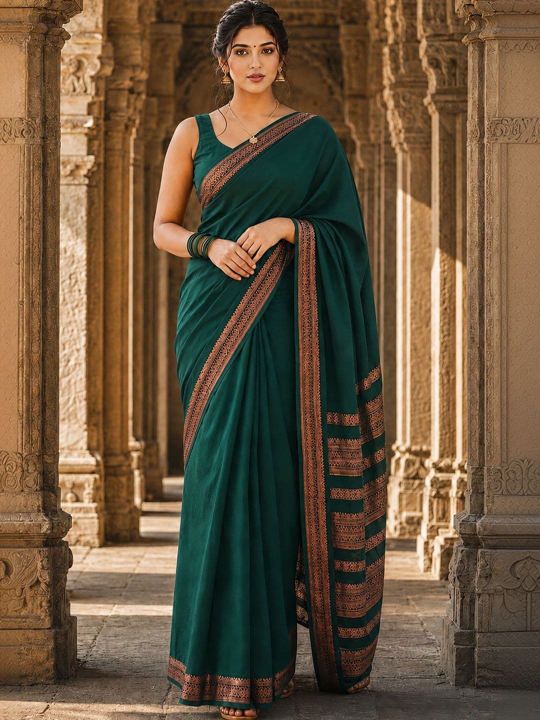 Mitera Silk Blend Designer Banarasi Saree - view 1