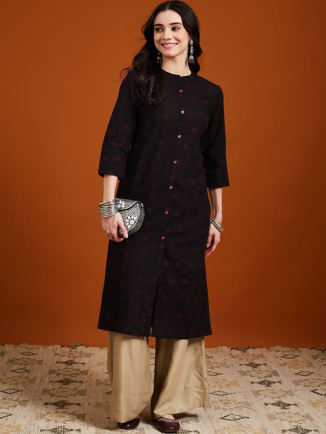 Anouk Women Dobby Kurta - view 1