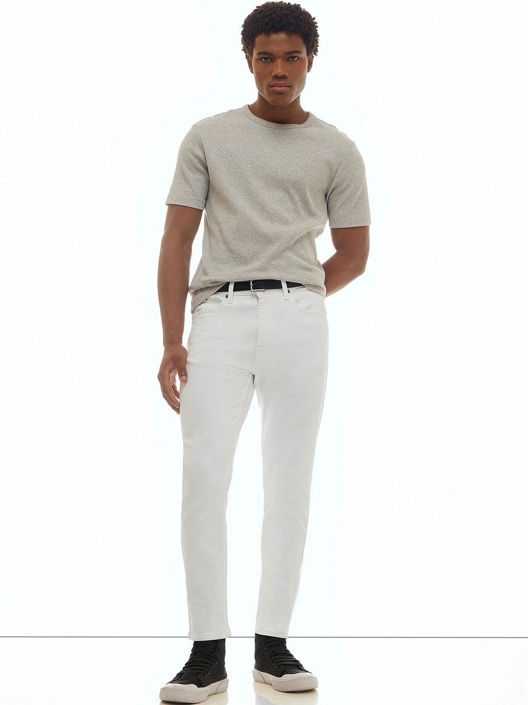 Flying Machine Men Slim Tapered Fit Mid-Rise Stretchable Jeans - view 1