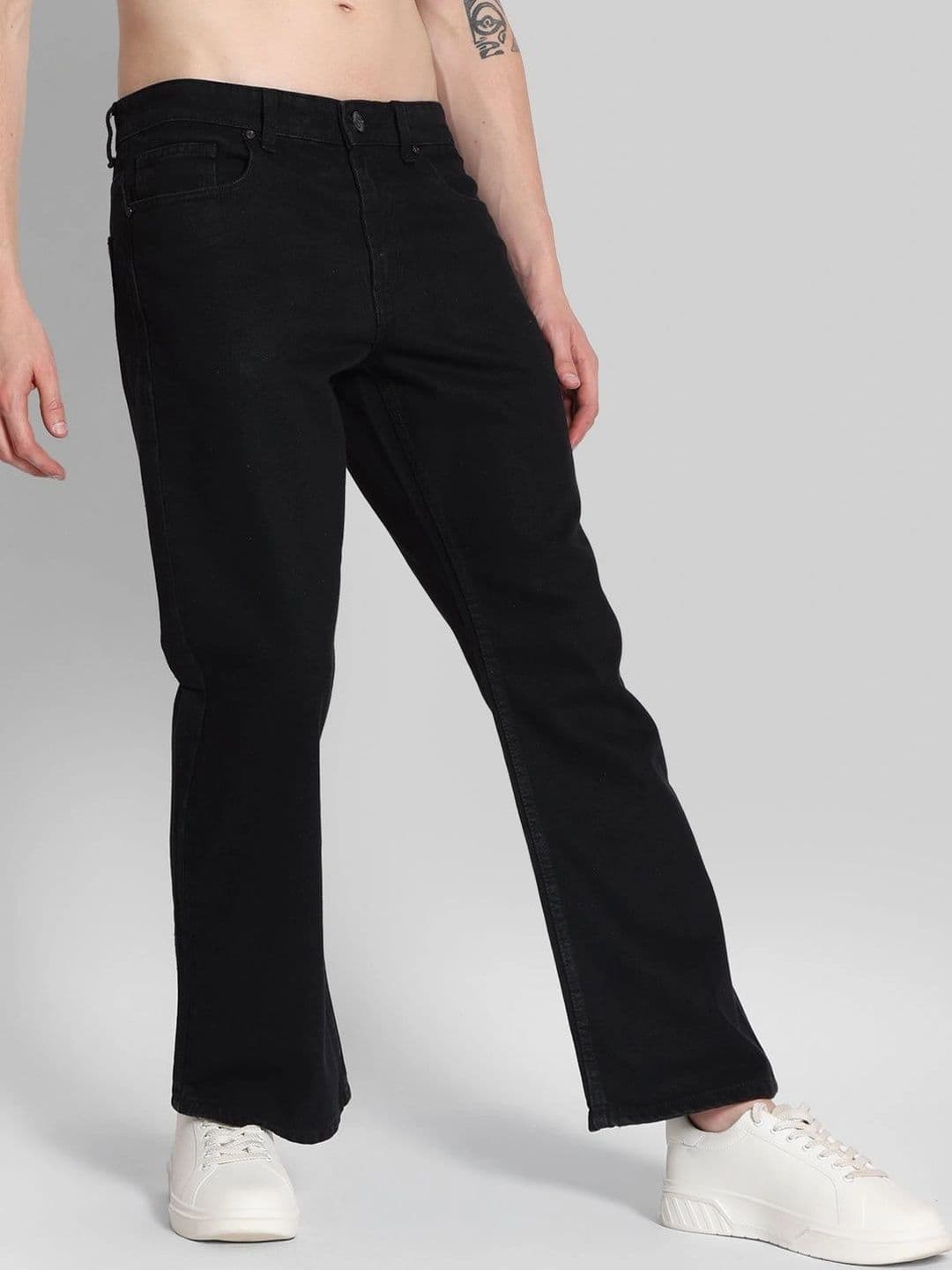 Bene Kleed Men Black Relaxed Fit Mid Rise washed Jeans - view 1