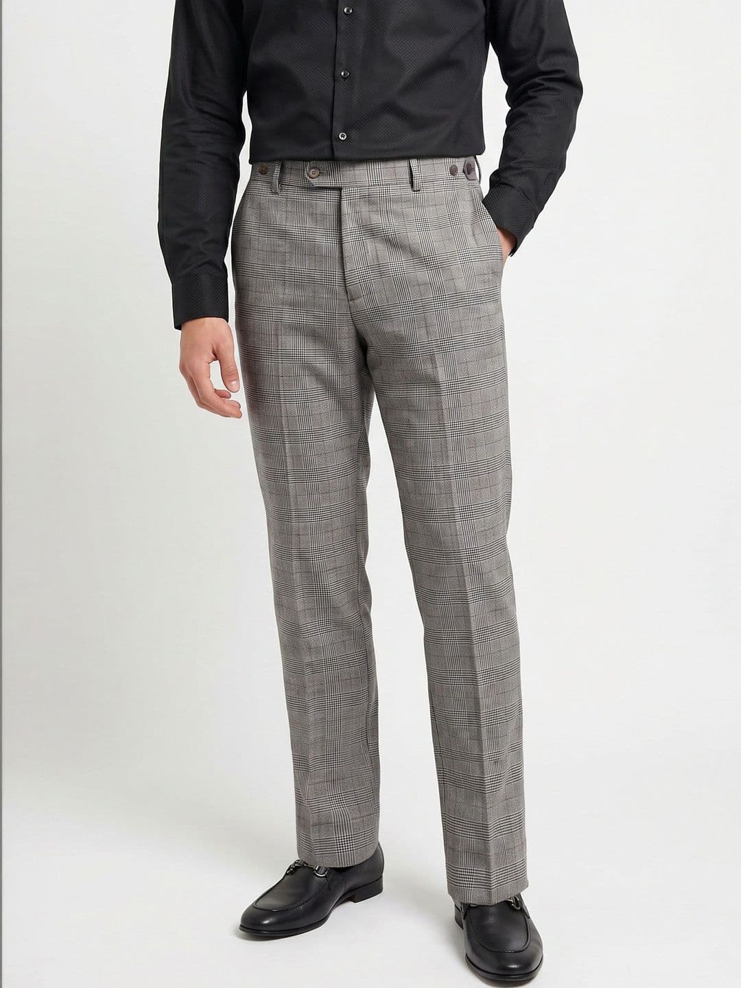 THE BEAR HOUSE Men Checked Trousers - view 1