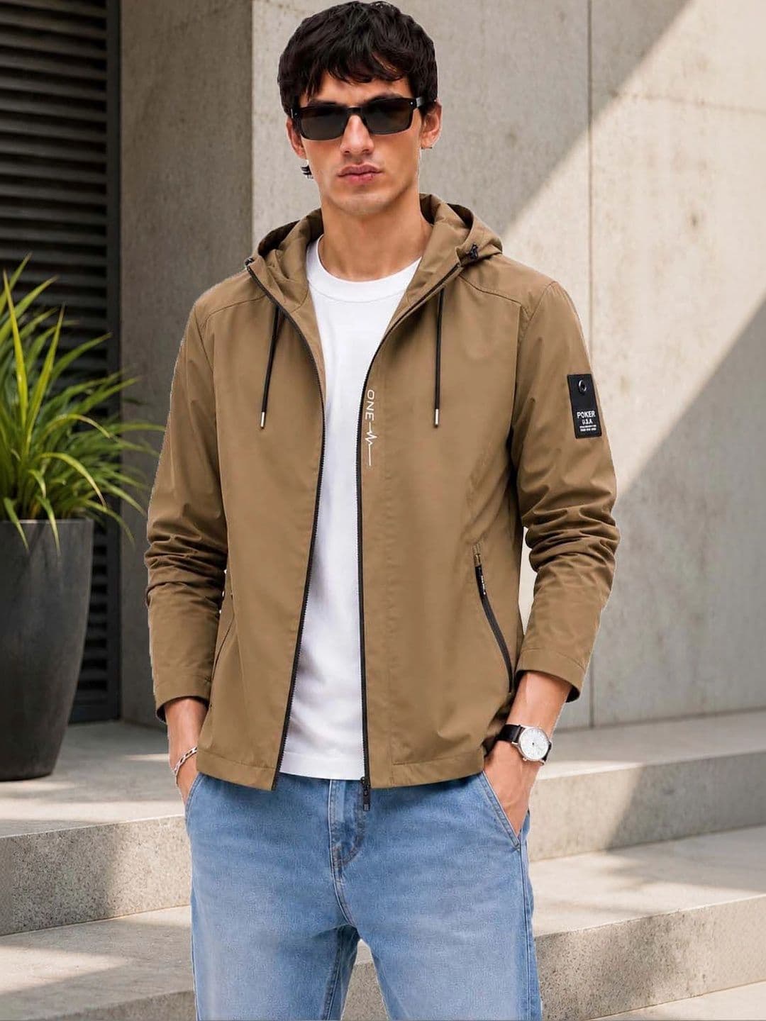 Moda Rapido Men Lightweight Bomber Jacket - view 1