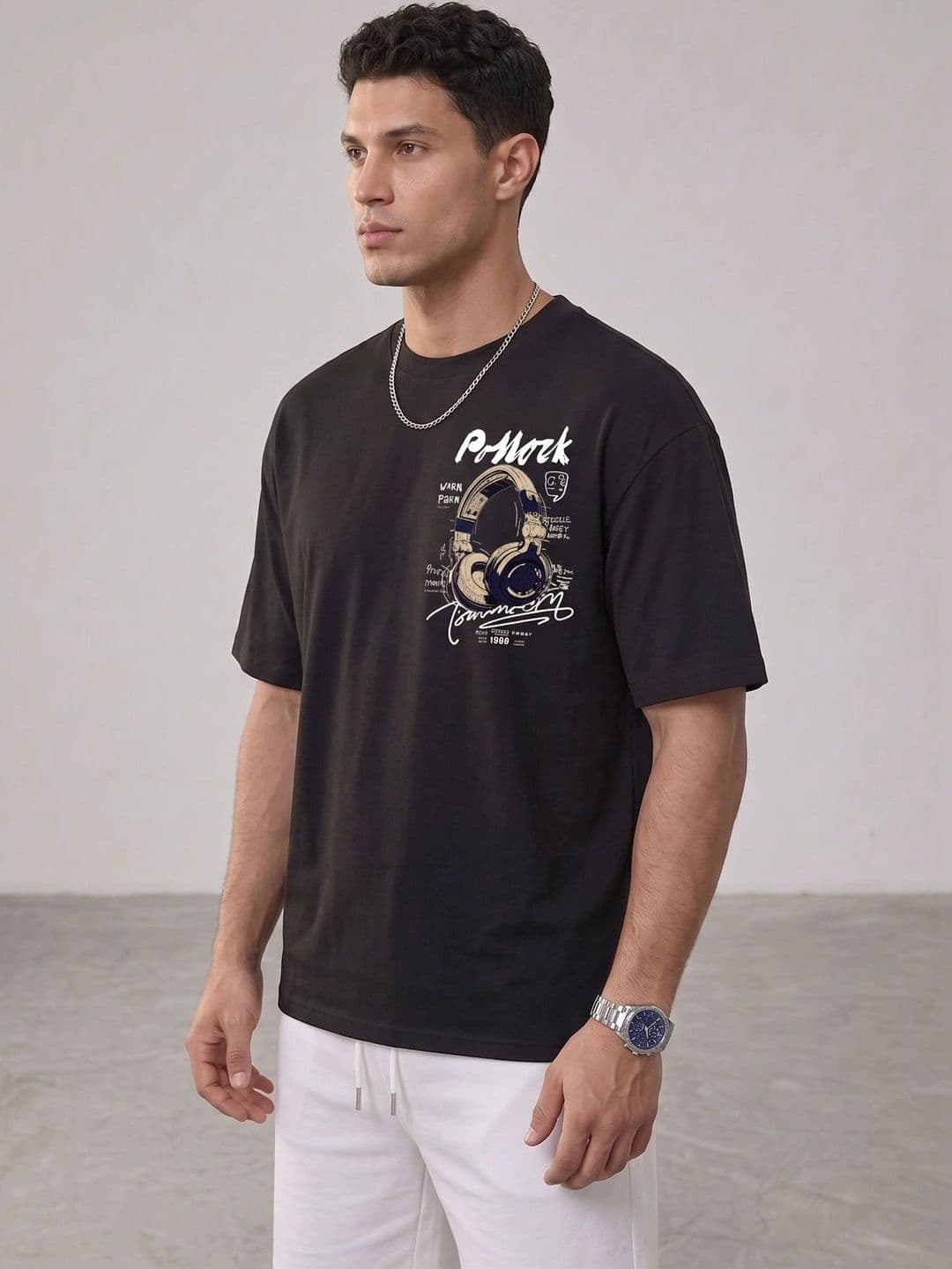 R.Code by The Roadster Life Co. Men Printed T-shirt - view 1