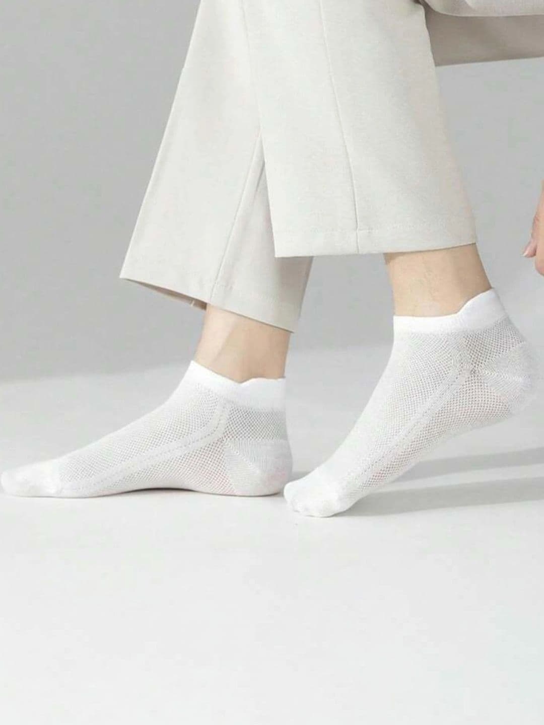 Moda Rapido Men Pack of 6 Cotton Blend Patterned Ankle Length Socks - view 1