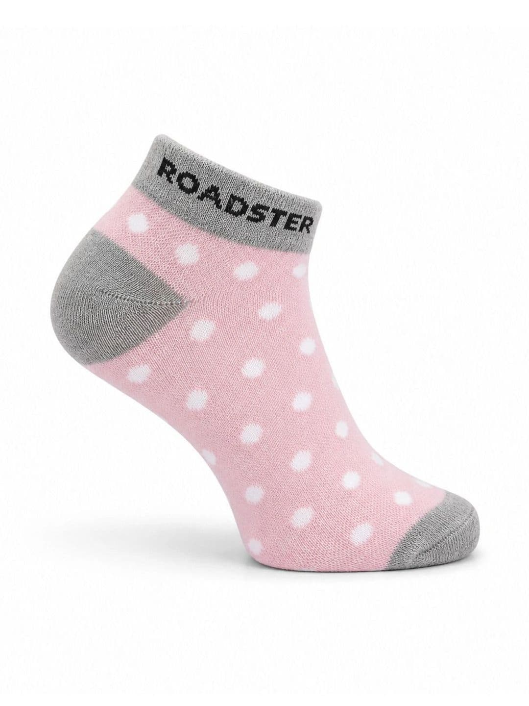 Roadster Men Pack of 3 Cotton Patterned Ankle Length Socks - view 1