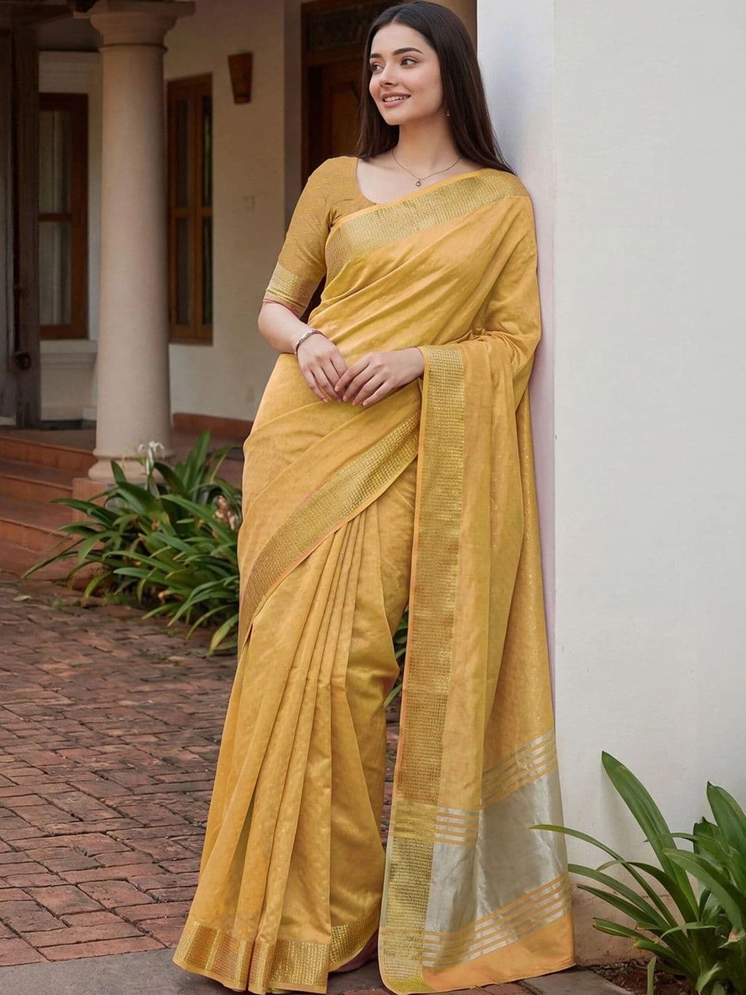 Mitera Woven Design Zari Art Silk Designer Banarasi Saree - view 1