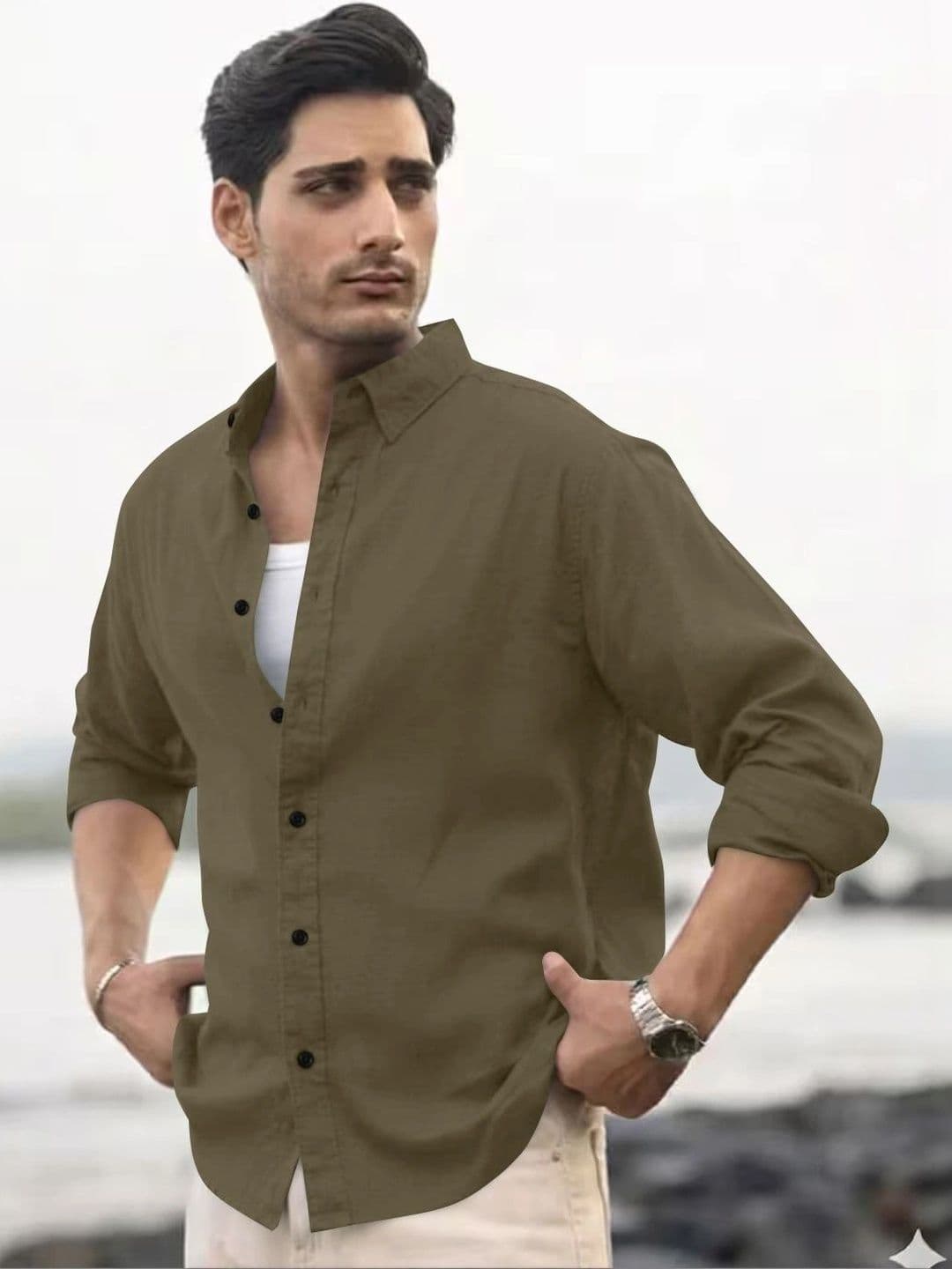 Zans and mens Men Standard Casual Shirt - view 1