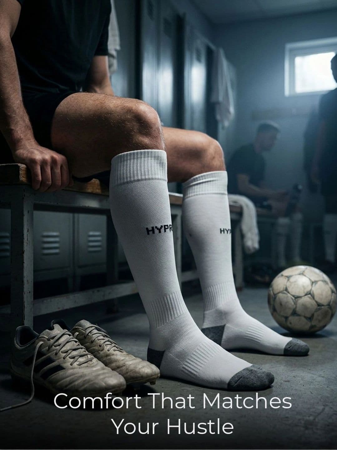 HYPR FIT Unisex Antibacterial Antiodour Compression Fit Arch Football Socks - view 1