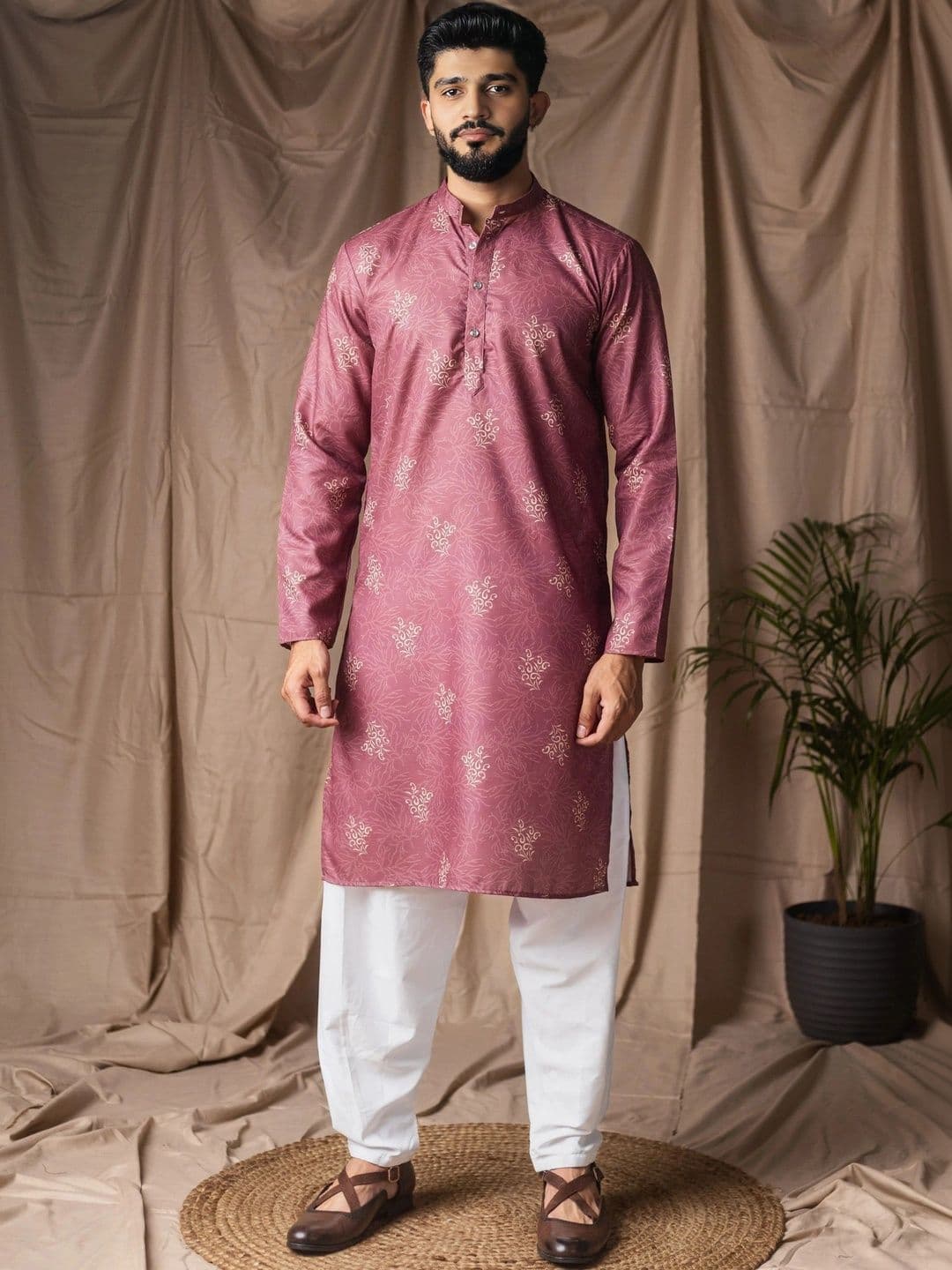 Anouk Men Ethnic Motifs Printed Kurta - view 1
