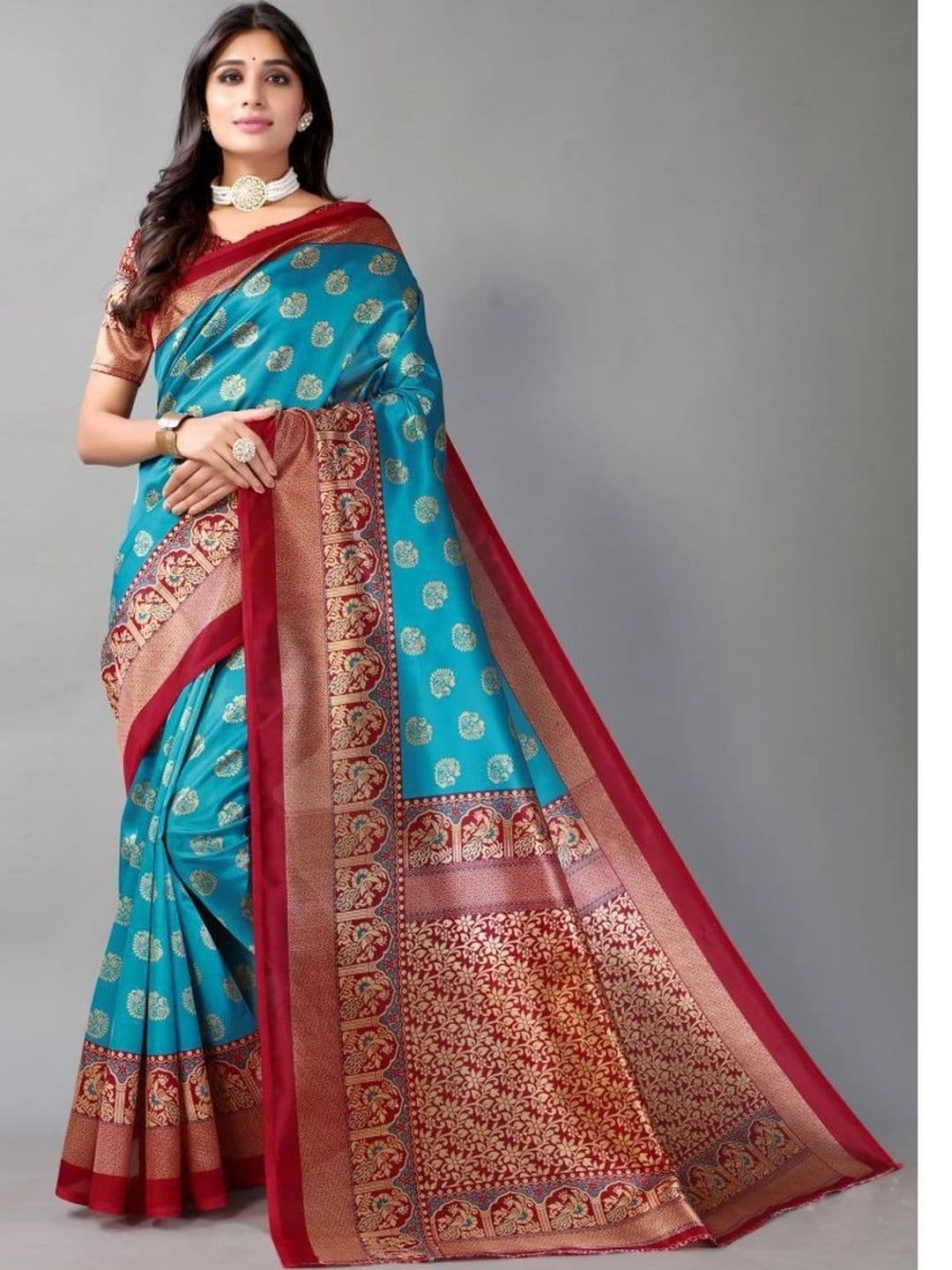 KANURIKAA Woven Design Art Silk Mysore Silk Saree - view 1