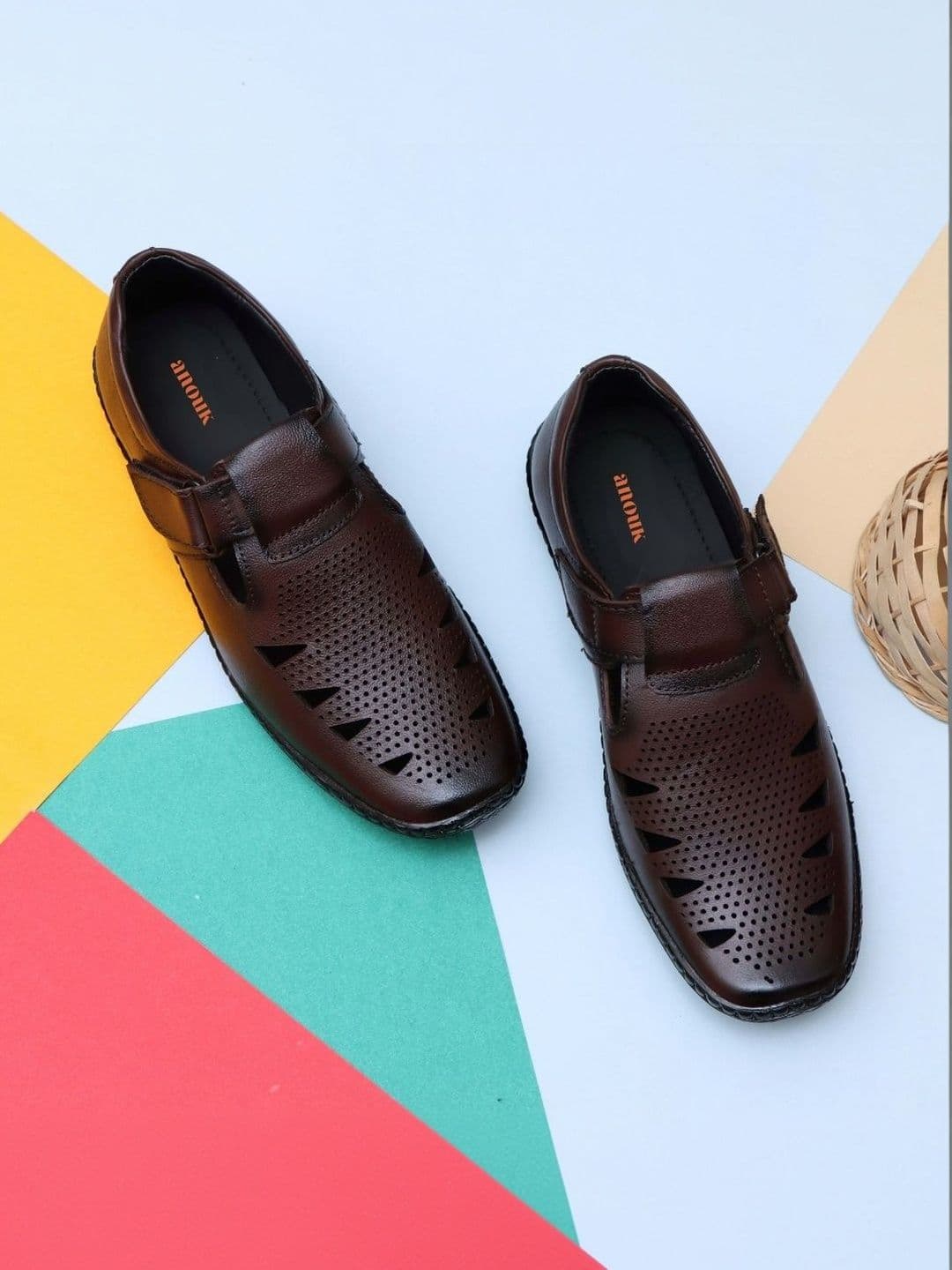 Anouk Men Leather Fisherman Sandals - view 1