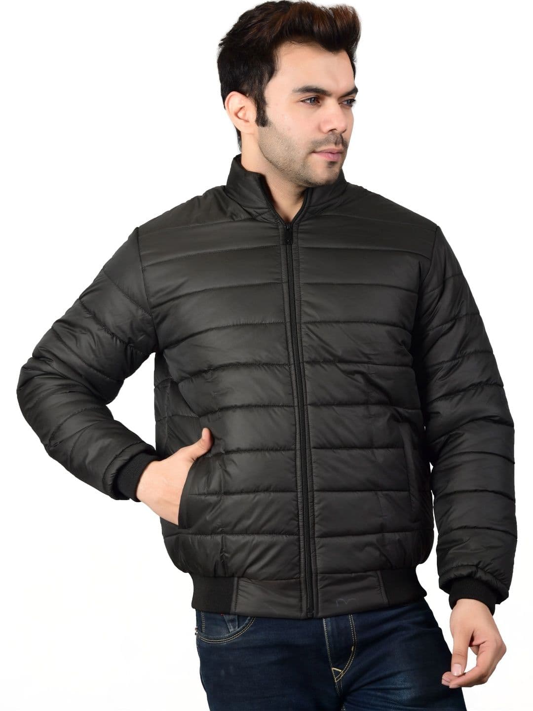 R.Code by The Roadster Life Co. Men Insulator Training or Gym Puffer Jacket - view 1