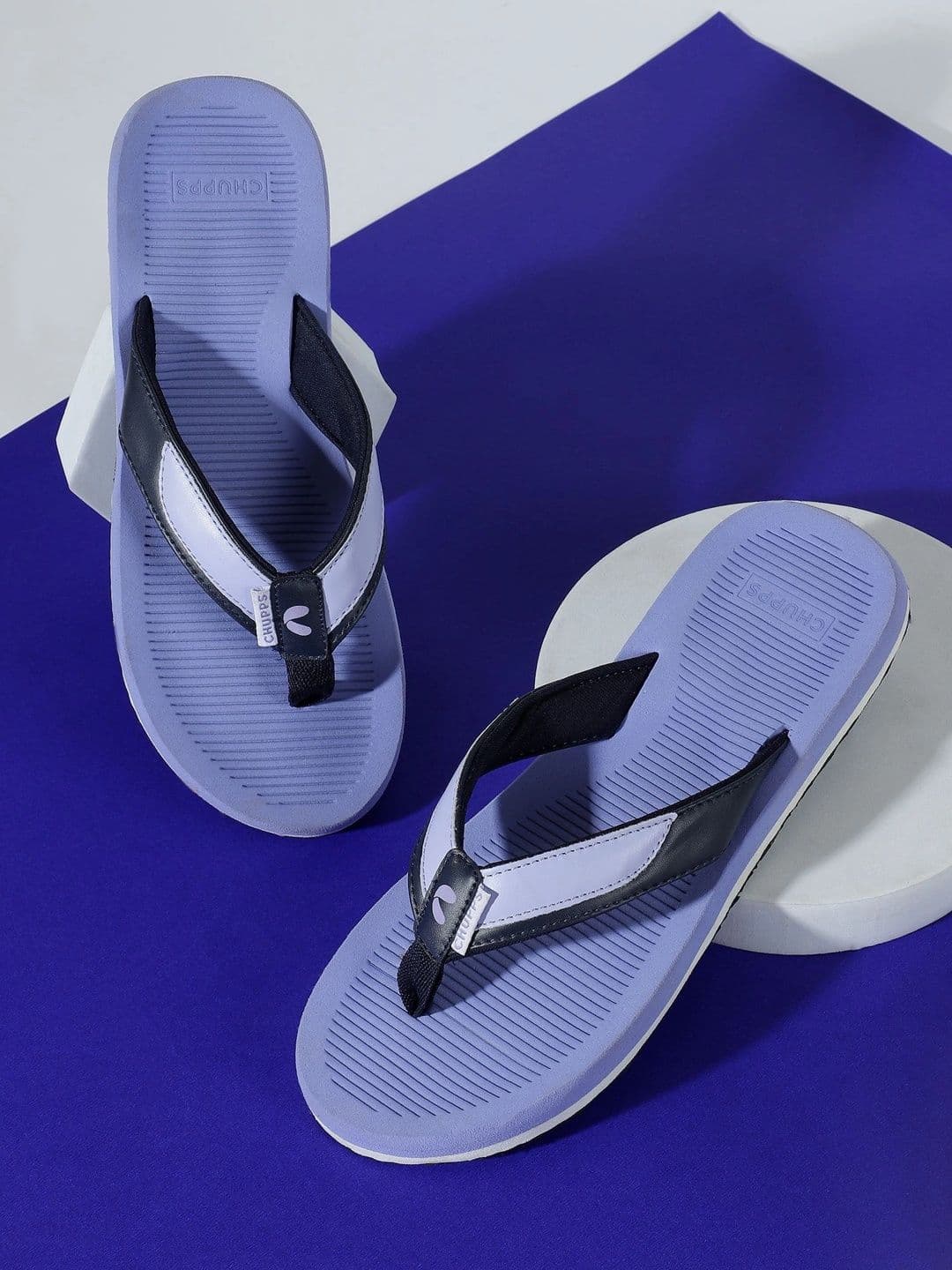 CHUPPS Women Purple Ortho Comfort Everyday Wear Flip Flops - view 1