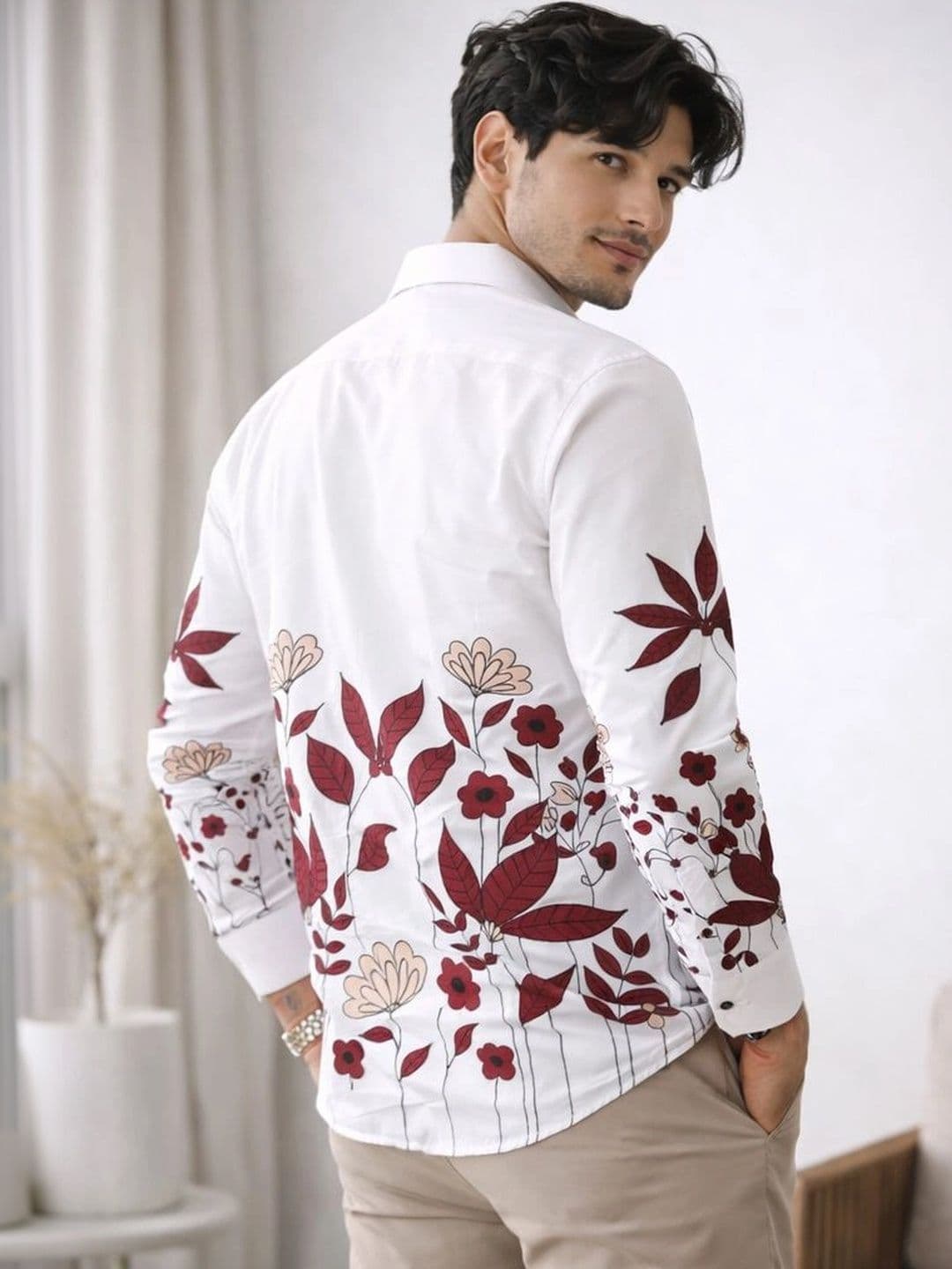 NGIVA Men Floral Printed Casual Shirt - view 1