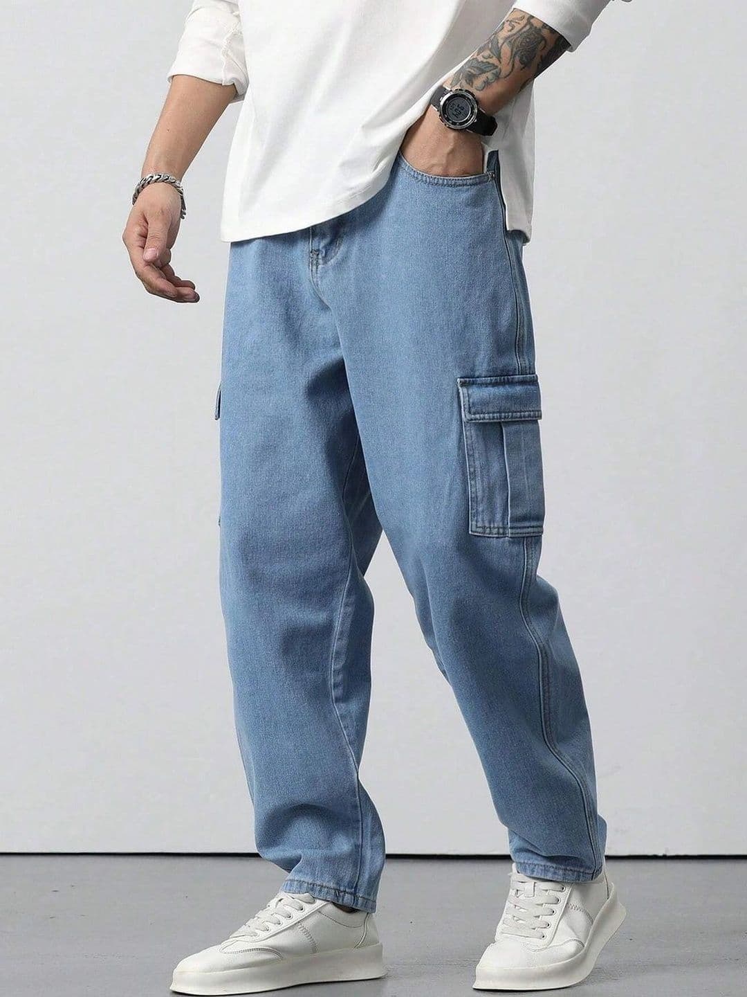 Moda Rapido Men Regular Fit Mid-Rise Light Fade Jeans - view 1