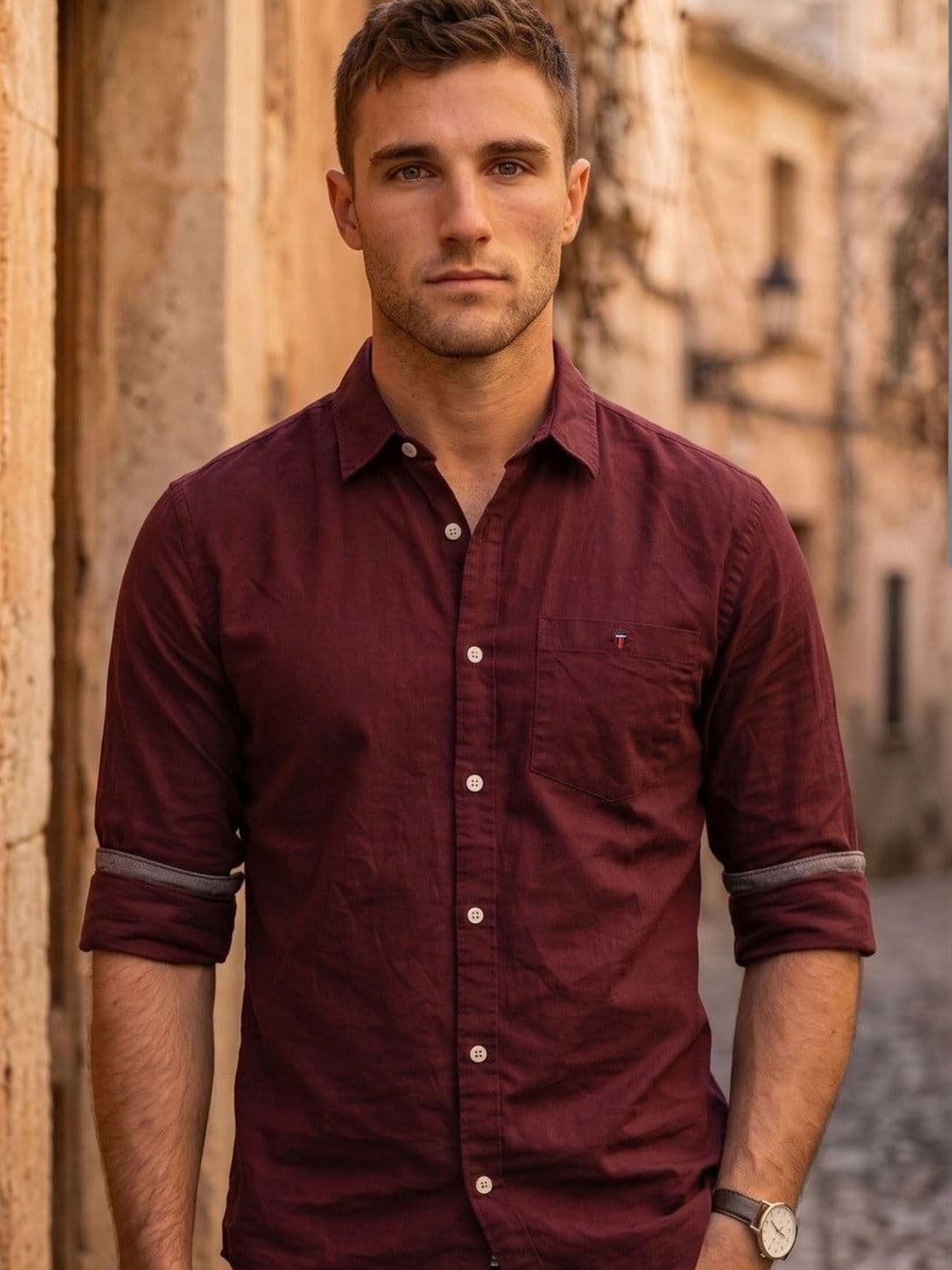 Louis Philippe Jeans Men Slim Fit Over Dyed Soft Handfeel Full Sleeve Casual Shirt - view 1