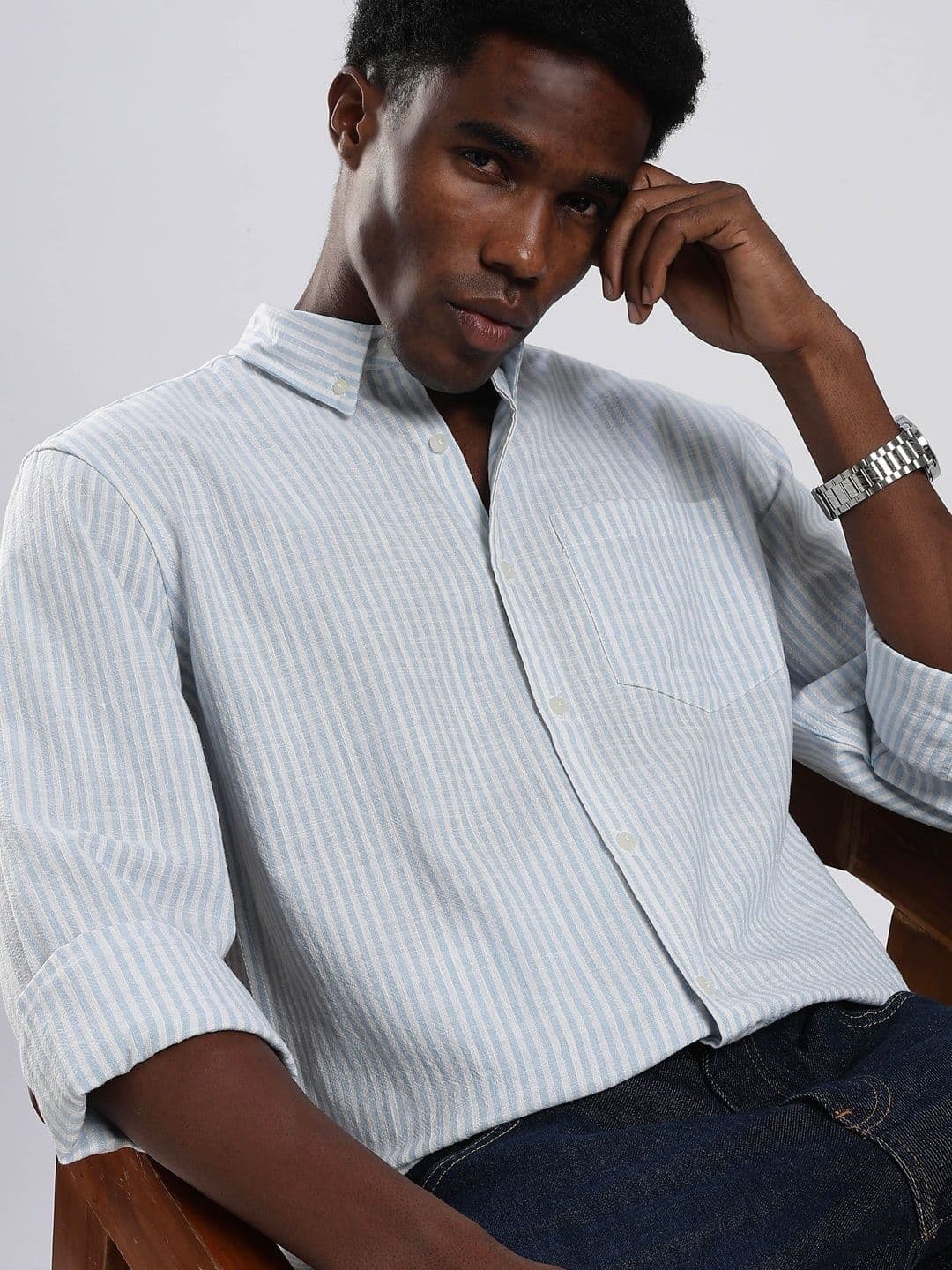 HERE&NOW Men Striped Casual Shirt - view 1
