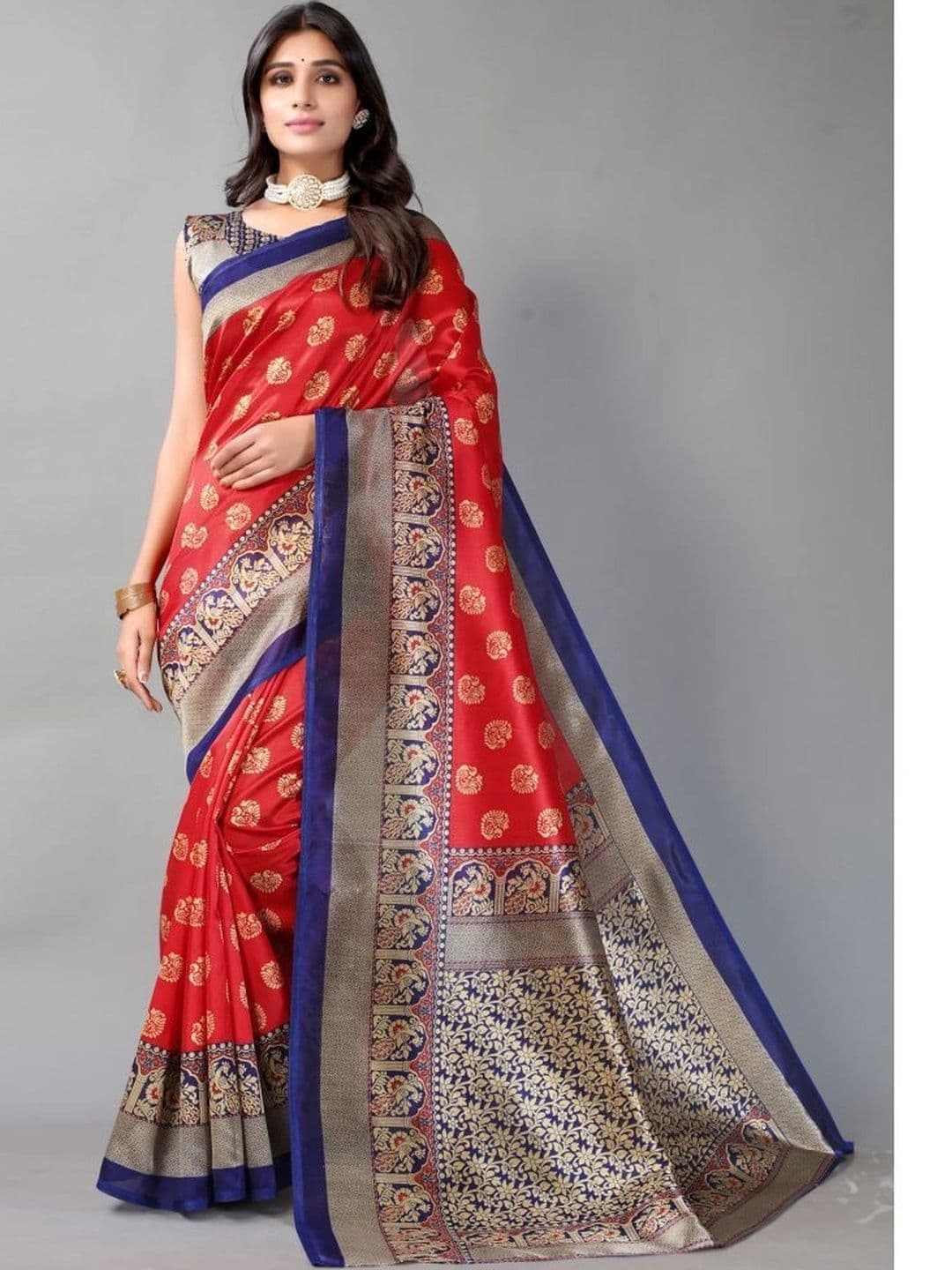 KANURIKAA Woven Design Zari Art Silk Mysore Silk Saree - view 1