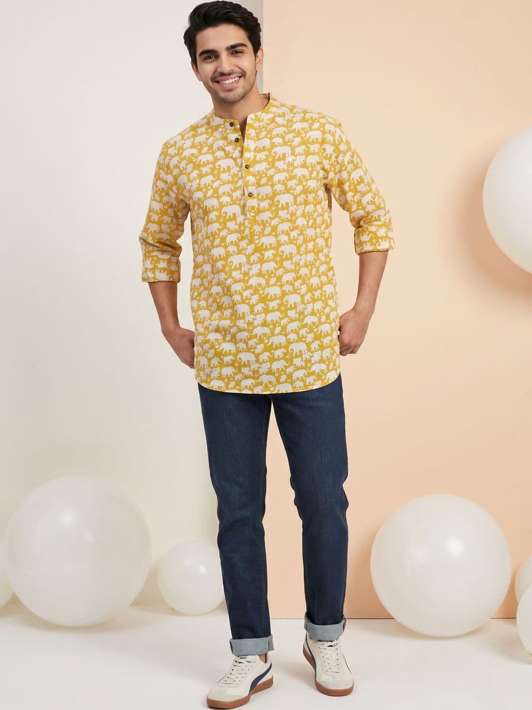 Anouk Mirage Men Printed Kurta - view 1