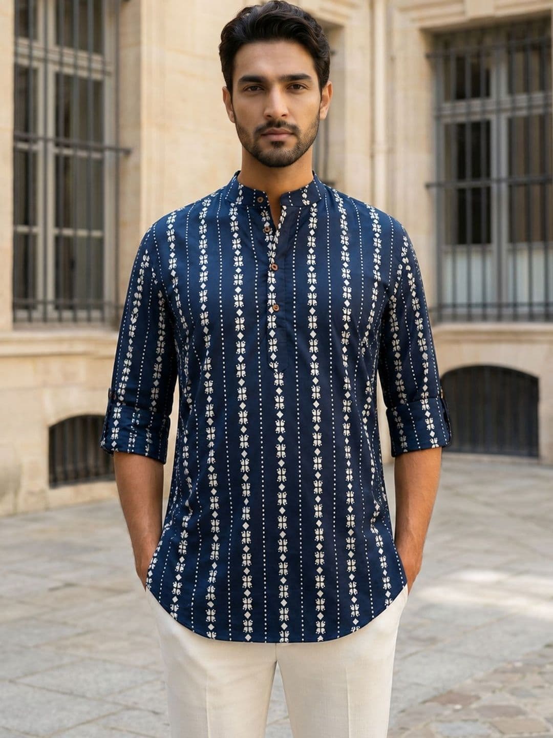 Anouk Mirage Men Ethnic Motifs Printed Kurta - view 1