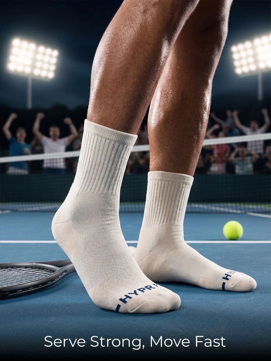 HYPR FIT Men Pack of 2 Multi Cotton Anti-Odour Compression Fit Socks - view 1