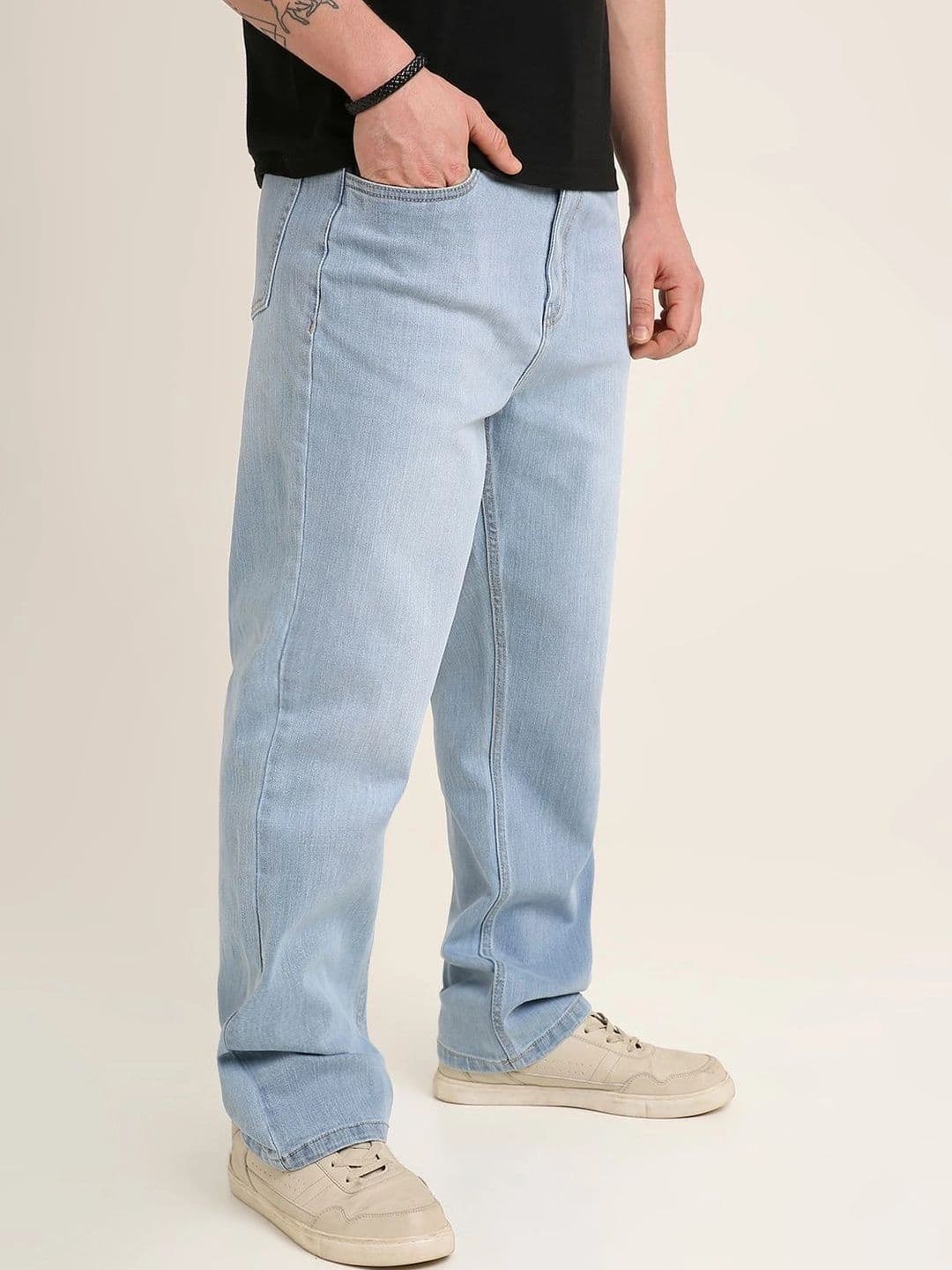 Blnk Men Straight Fit Mid-Rise Jeans - view 1