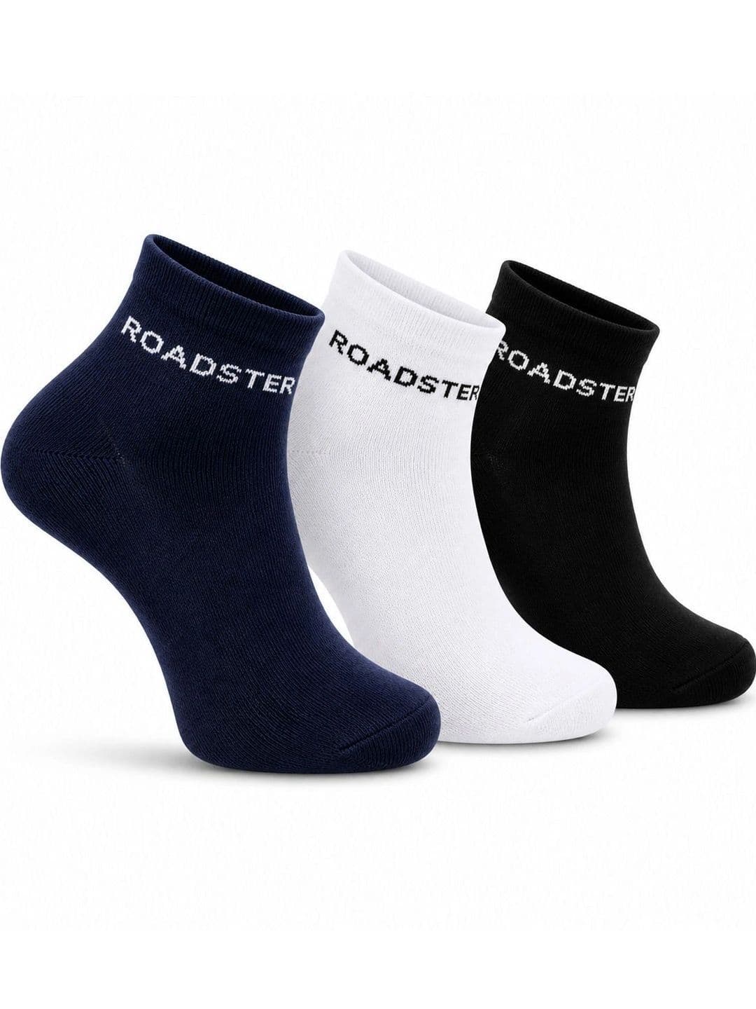 Roadster Men Pack of 3 Cotton Ankle Length Socks - view 1