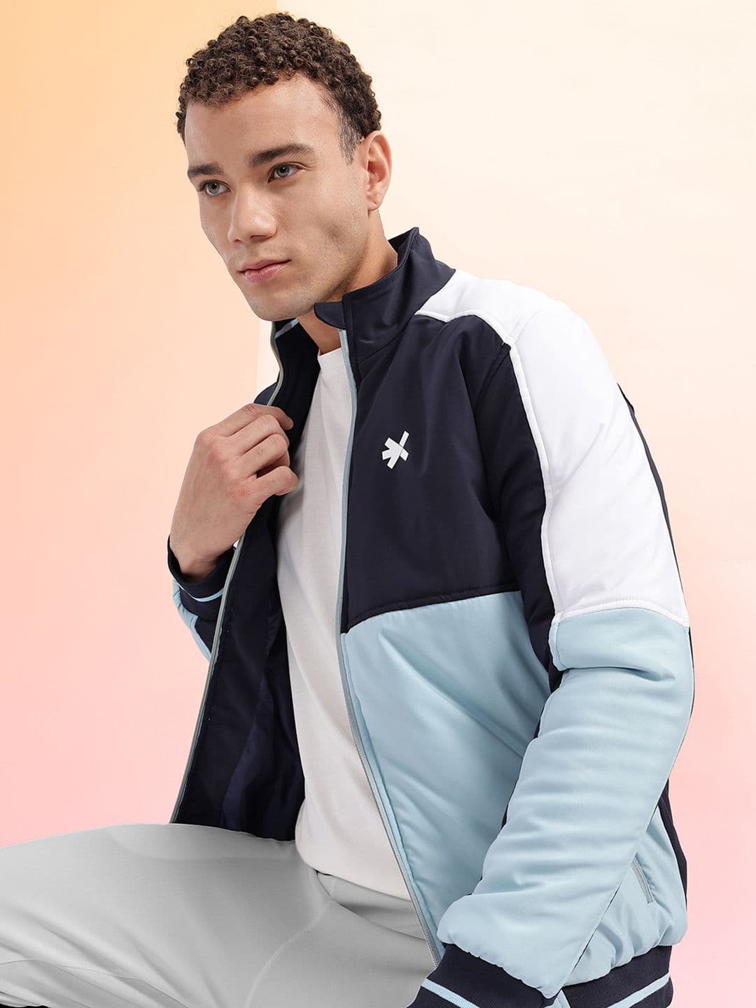 HRX by Hrithik Roshan Colourblocked Bomber Jacket - view 1