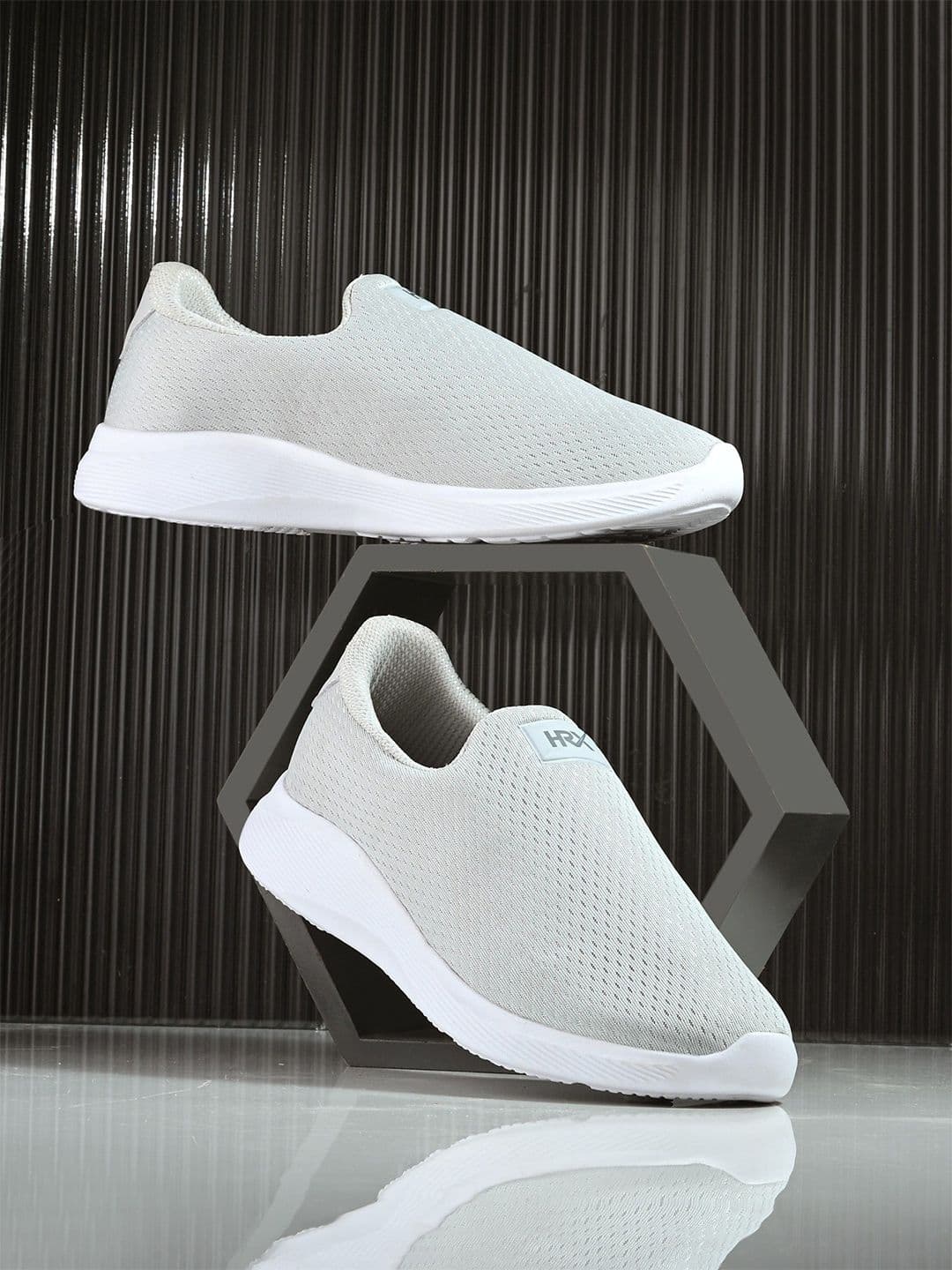 HRX by Hrithik Roshan Men Slip-On Mesh Walking Non-Marking Shoes - view 1