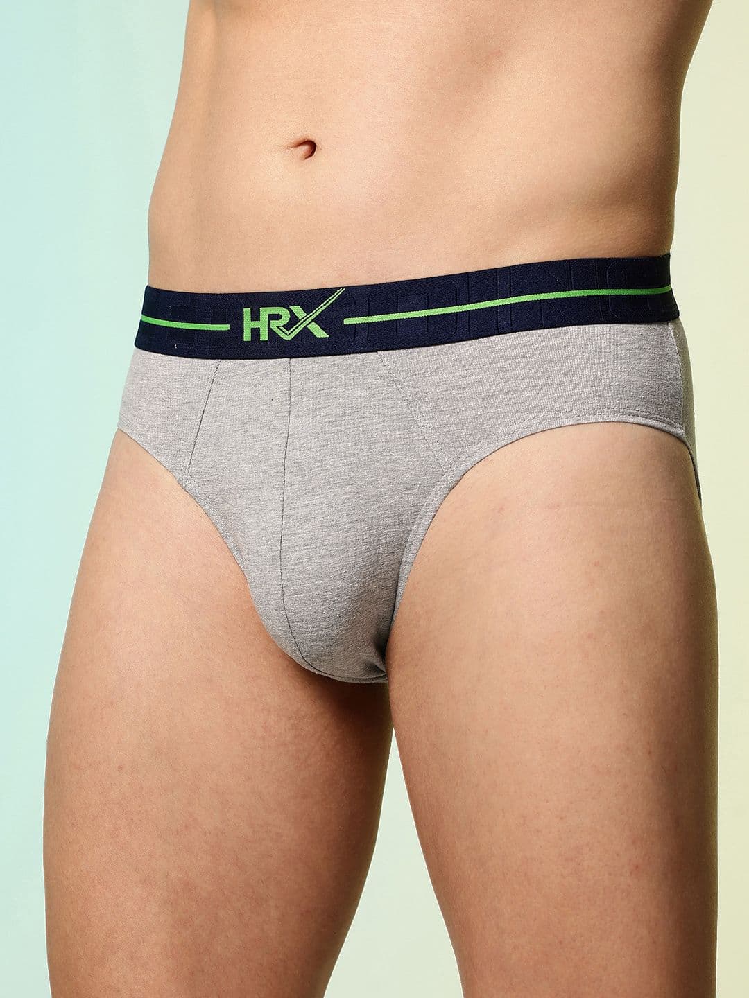 HRX by Hrithik Roshan Men Brand Logo Anti-Microbial Briefs HRX_SS25_M_BRF_CS1_001_A - view 1