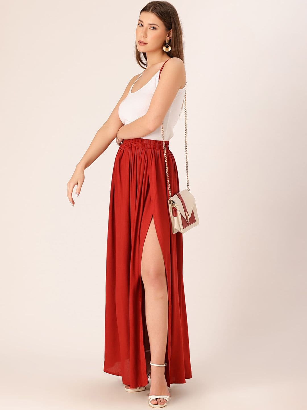 DressBerry Flared Maxi Skirt - view 1