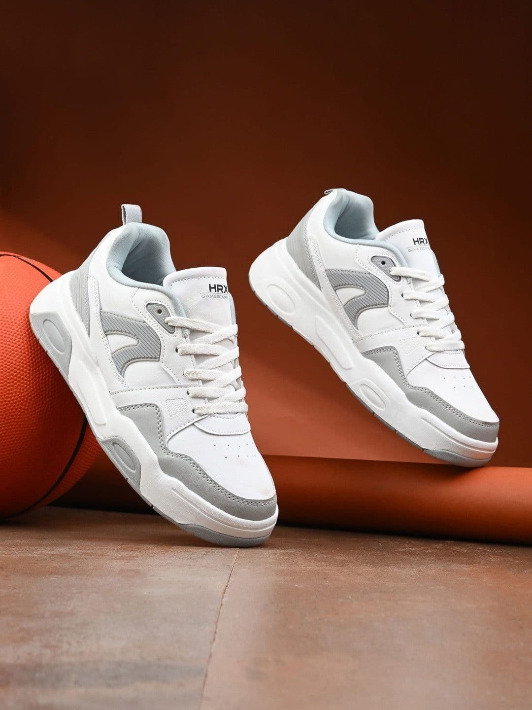 HRX by Hrithik Roshan Men Colourblocked Synthetic Sneakers - view 1
