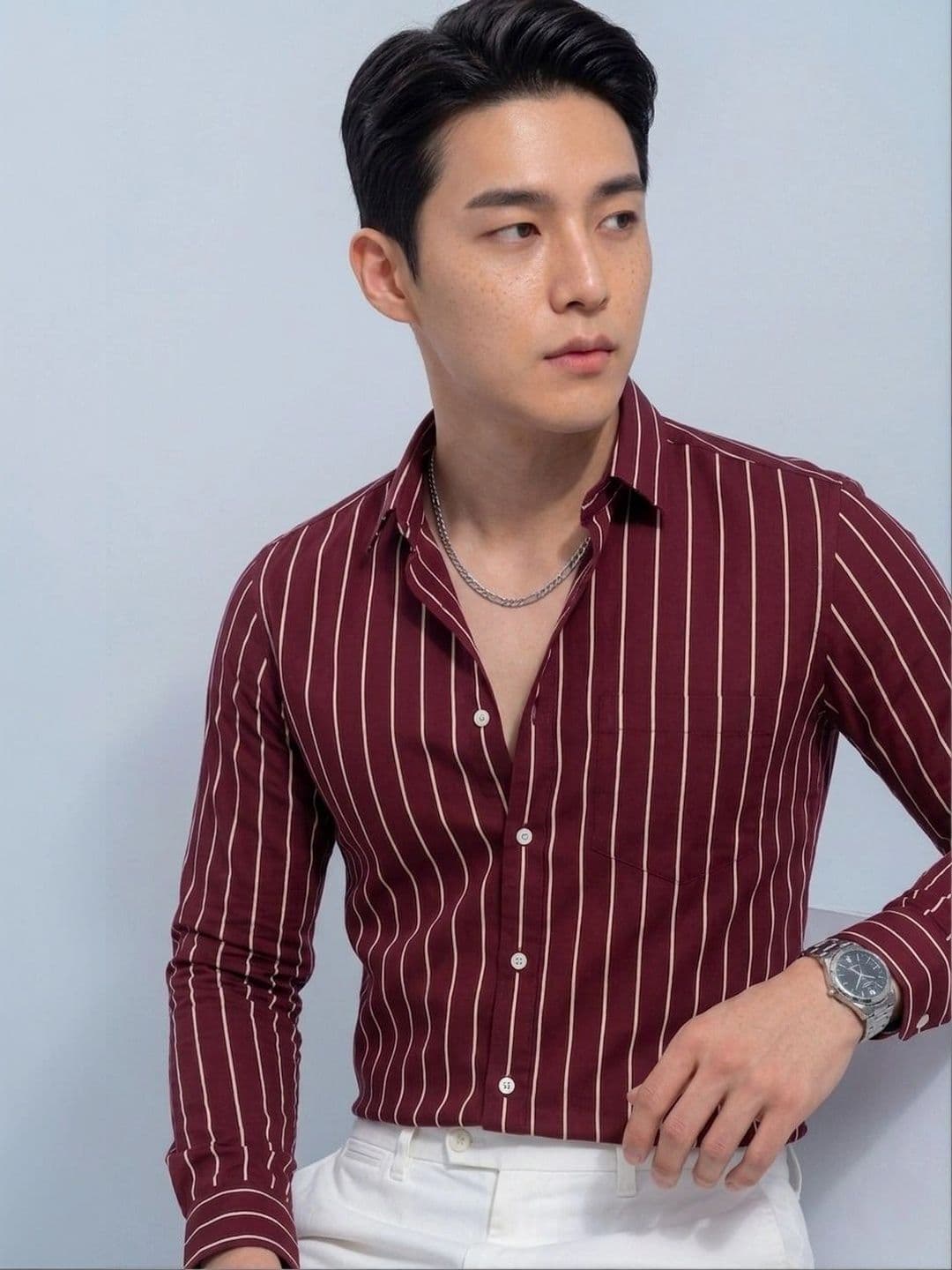 SEEWAYS Men Slim Fit Striped Casual Shirt - view 1