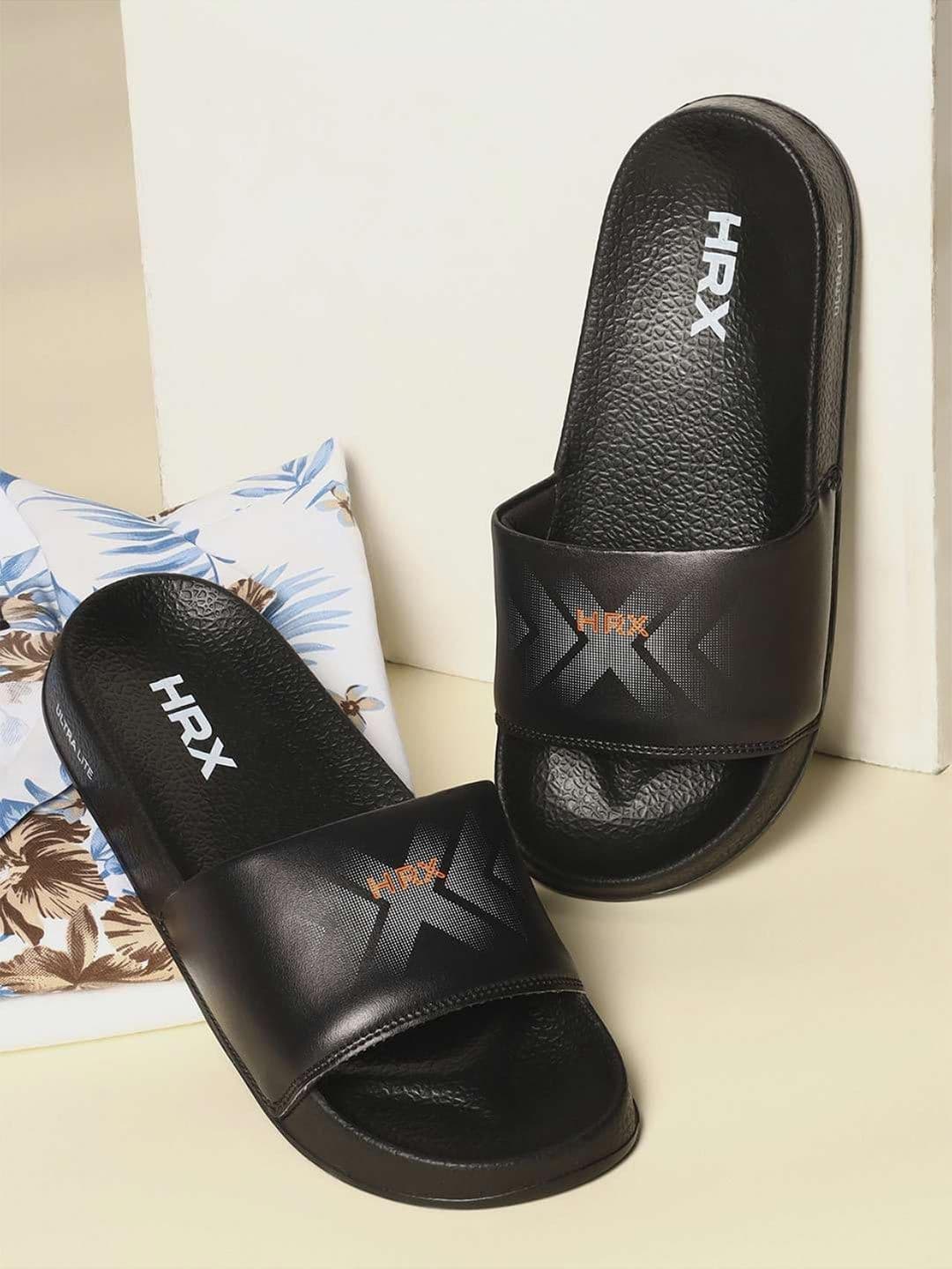 HRX by Hrithik Roshan Men Printed Sliders - view 1