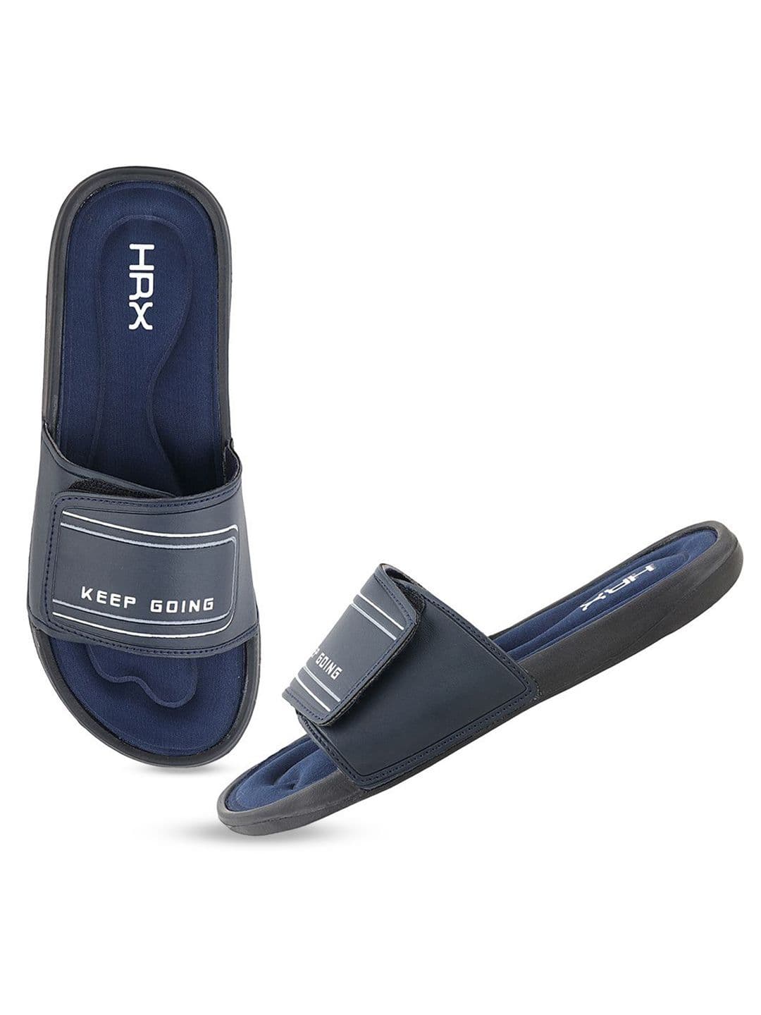 HRX by Hrithik Roshan Men Printed Sliders - view 1