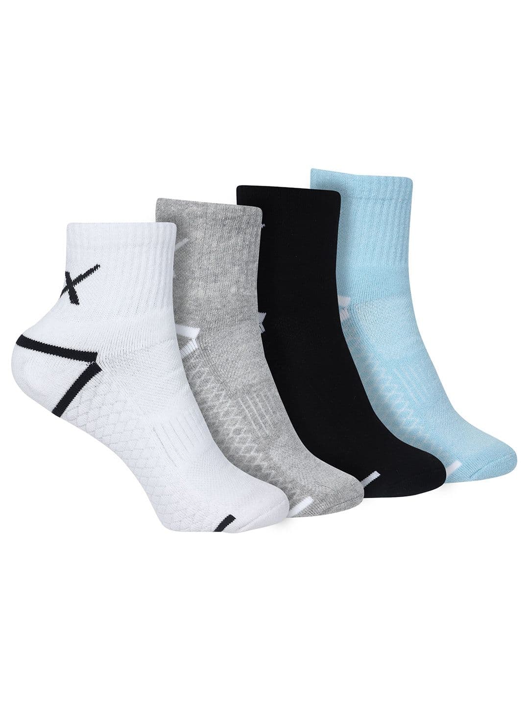 HRX by Hrithik Roshan Set of 4 Above Ankle Terry Socks - view 1
