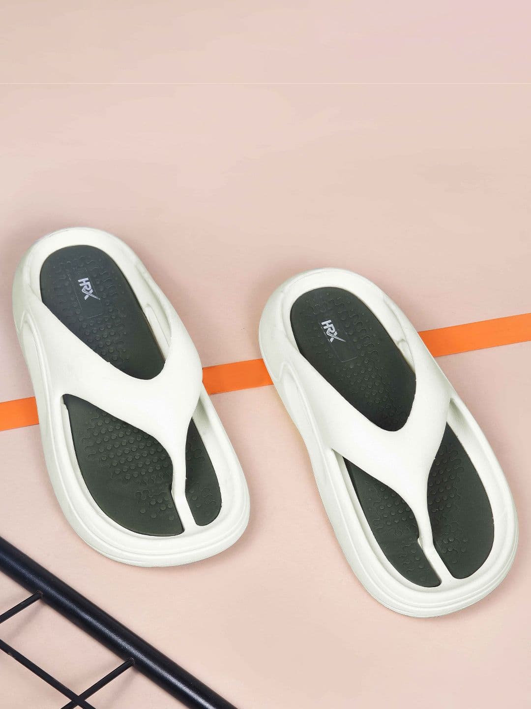 HRX by Hrithik Roshan Men Rubber Thong Flip-Flops - view 1